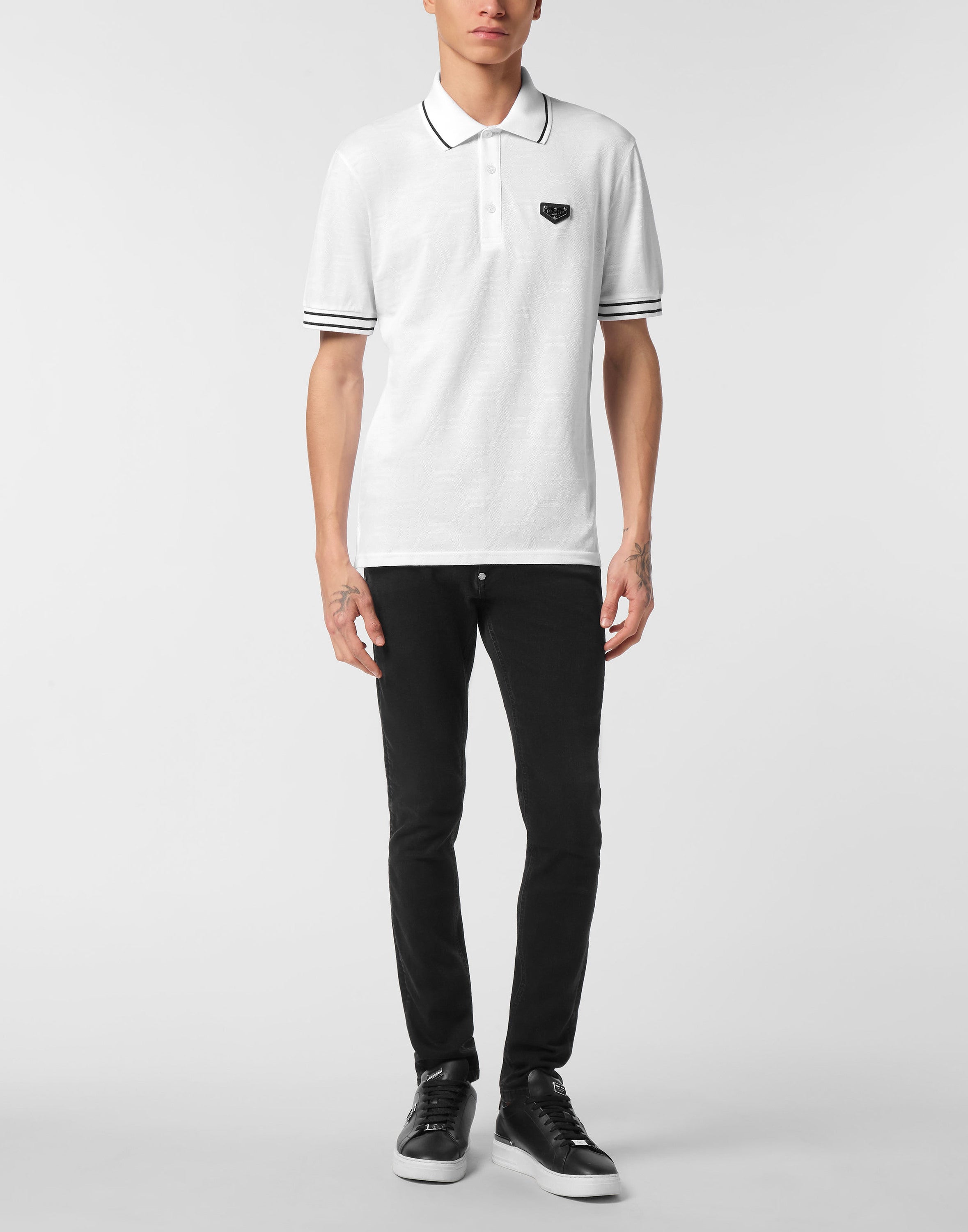 Jacquard Polo T-Shirt Monogram