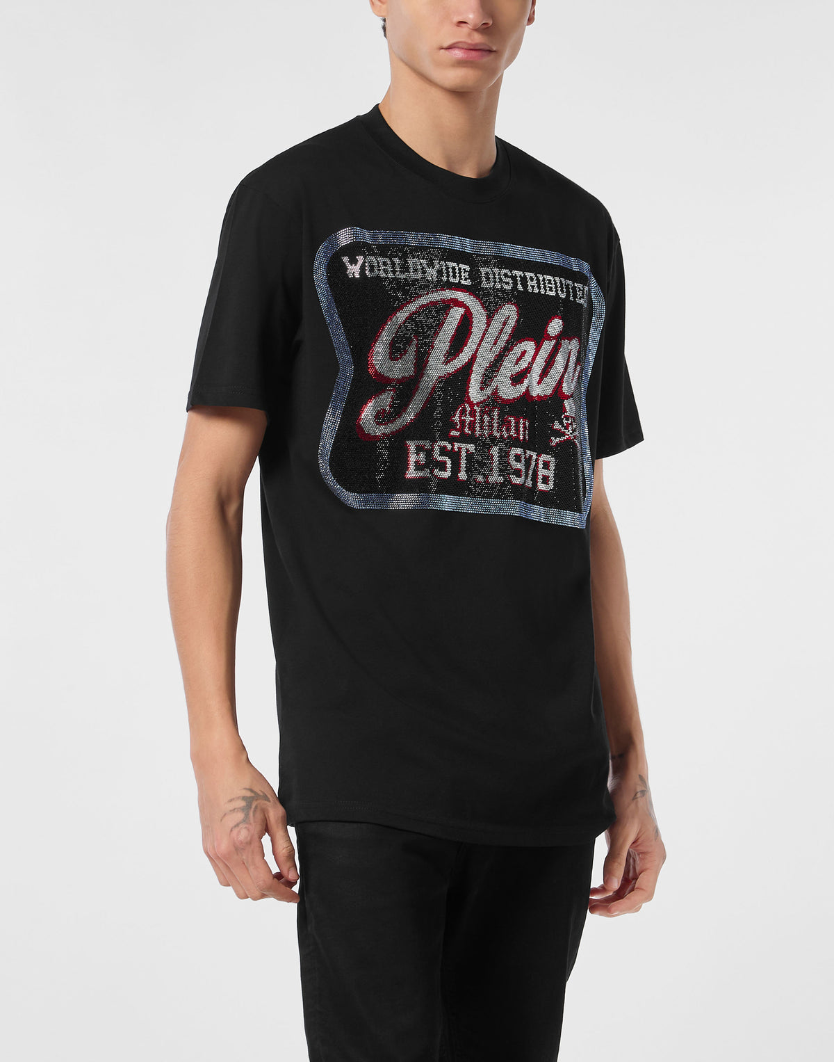 Round Neck T-Shirt Patch Plein Milan