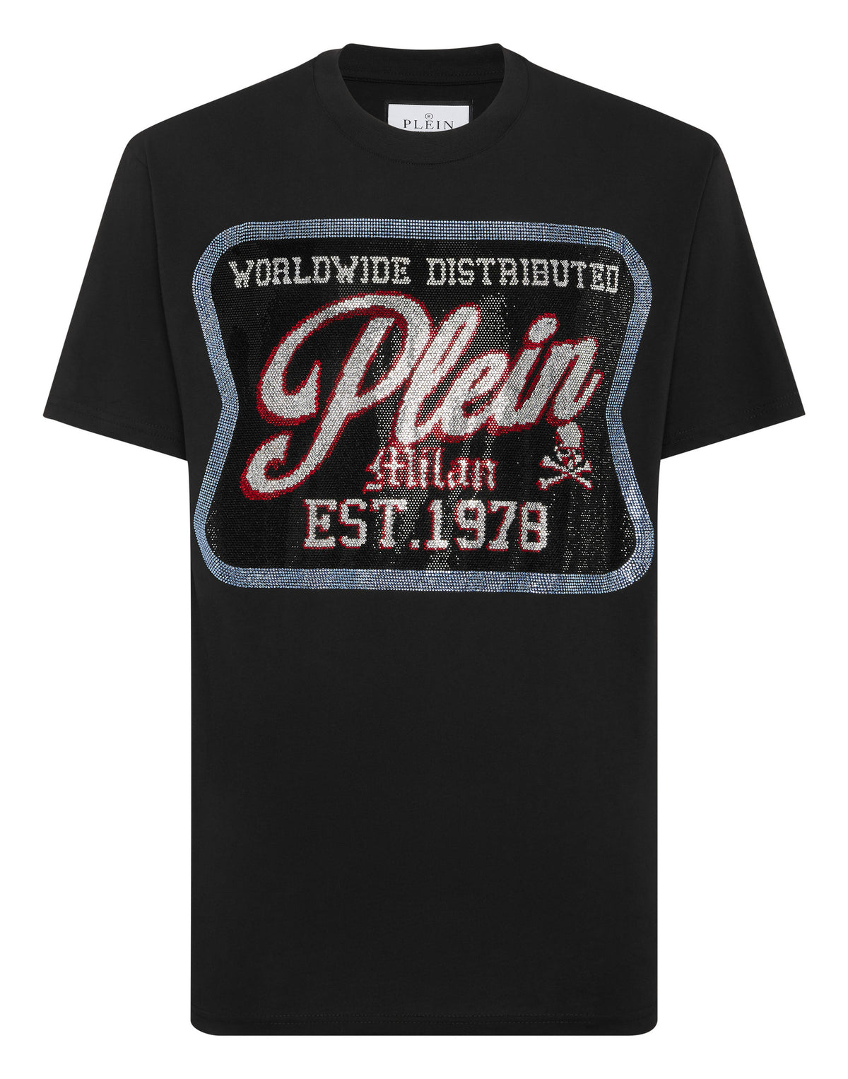 Round Neck T-Shirt Patch Plein Milan