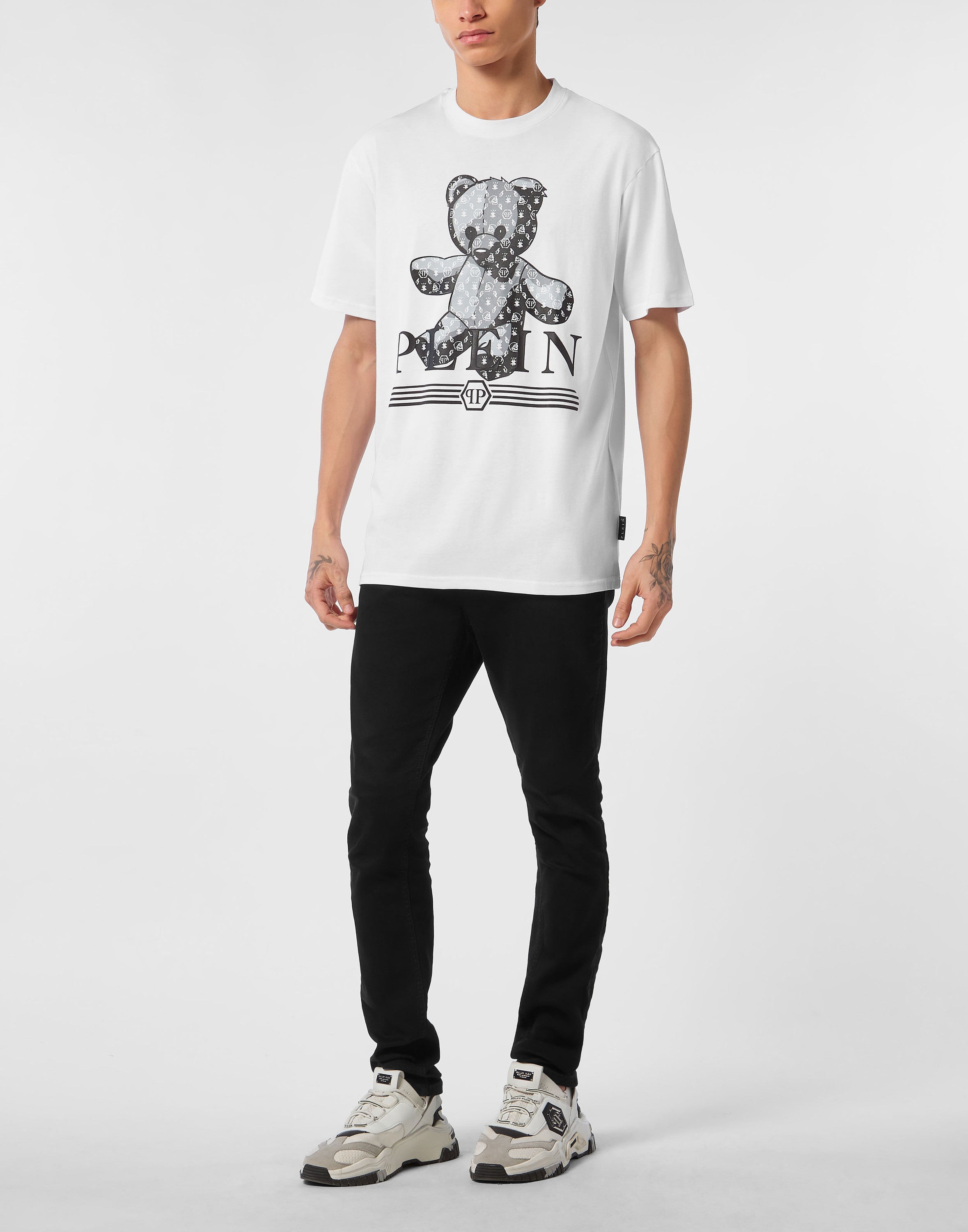 Round Neck T-Shirt Teddy Monogram