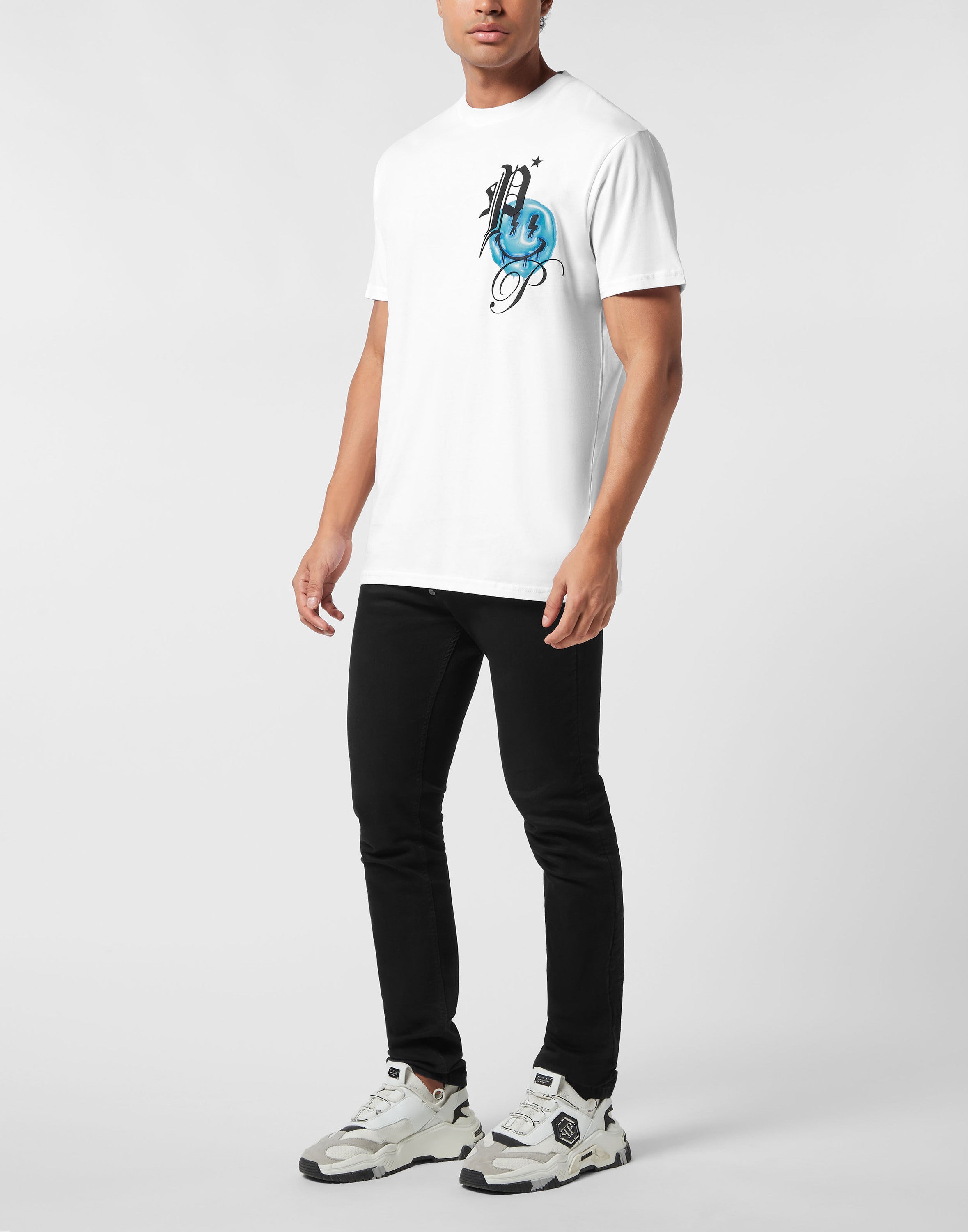 Round Neck T-Shirt Smile Balloon