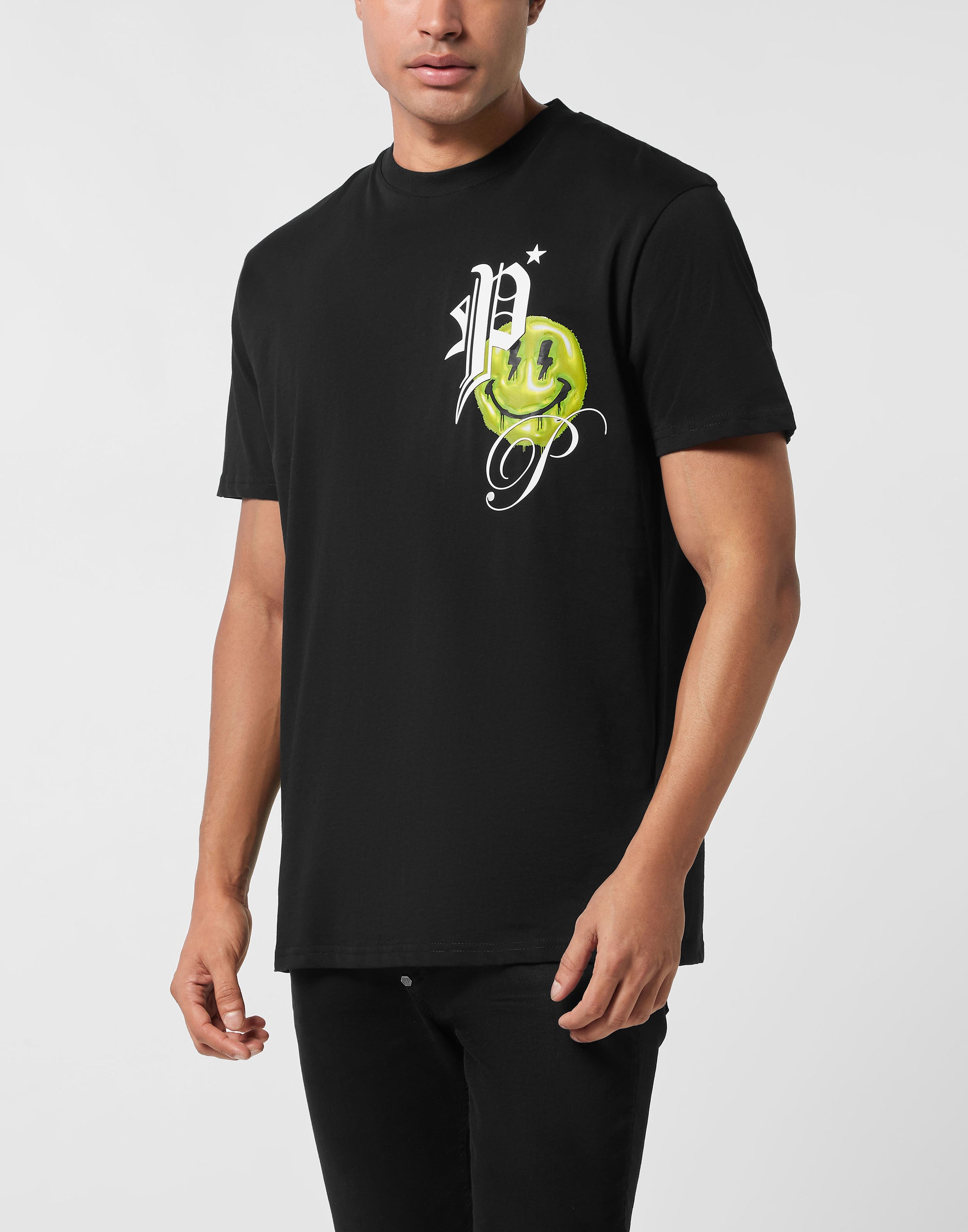 Round Neck T-Shirt Smile Balloon
