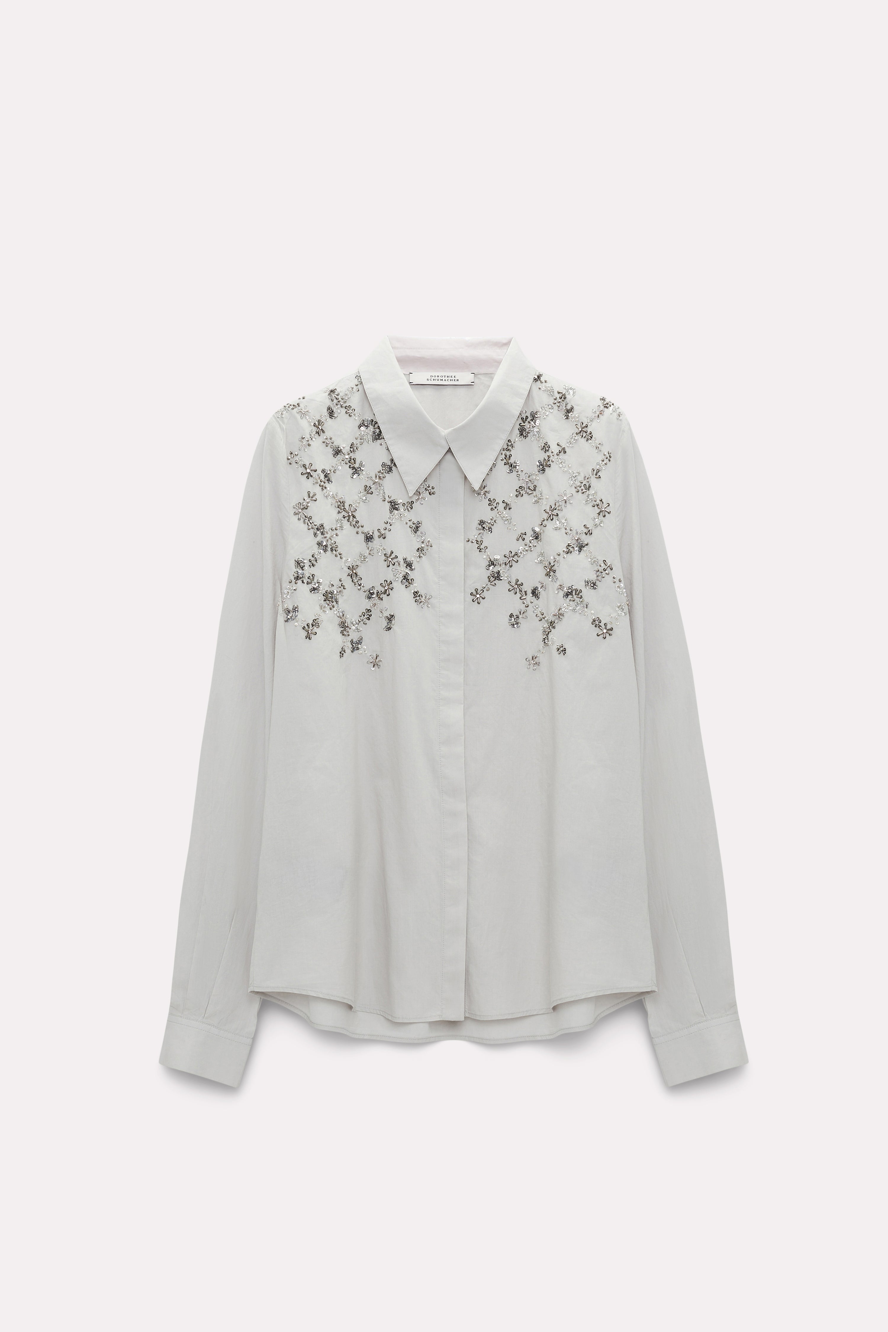 SPARKLING POPLIN blouse