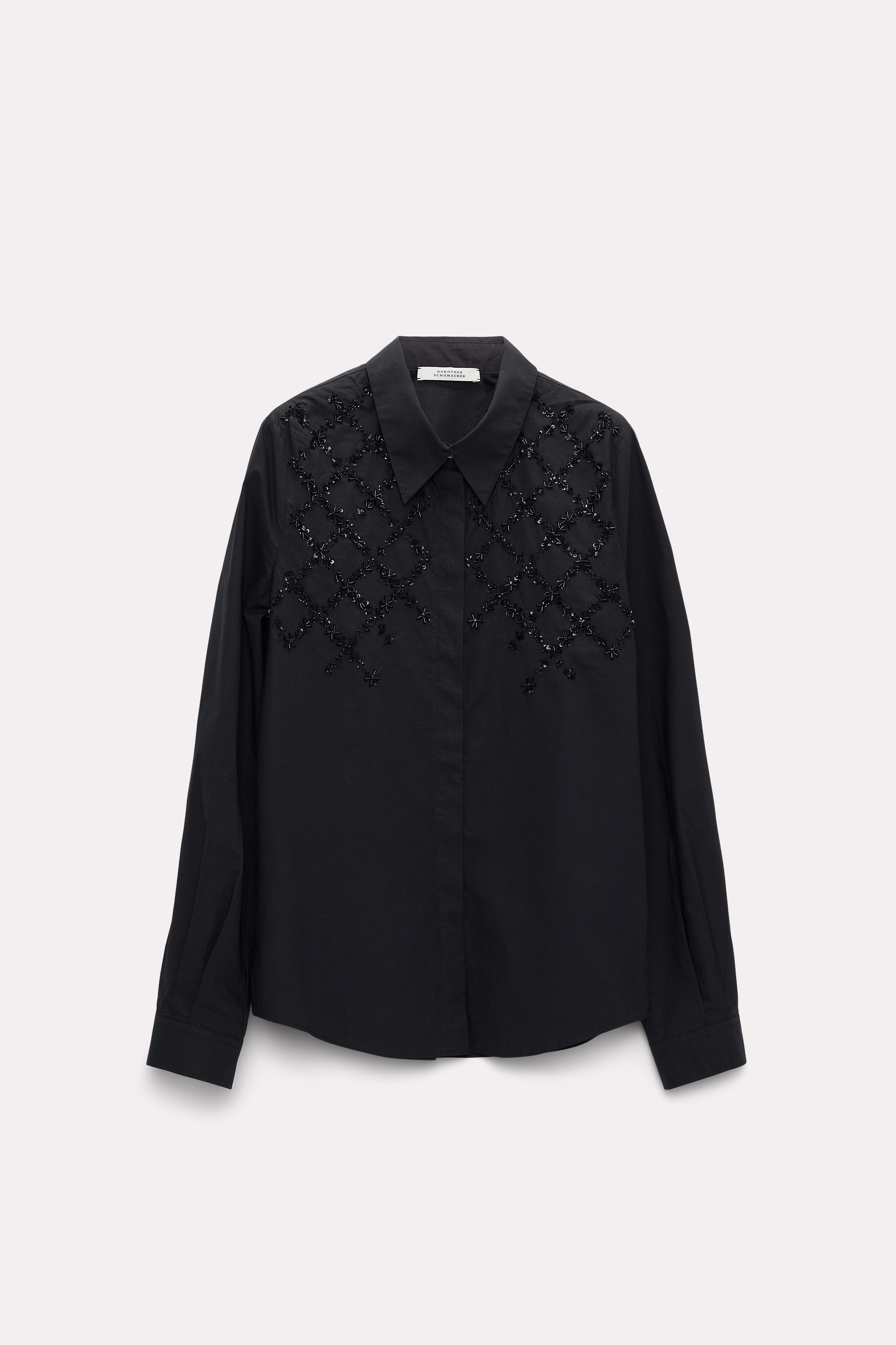 SPARKLING POPLIN blouse