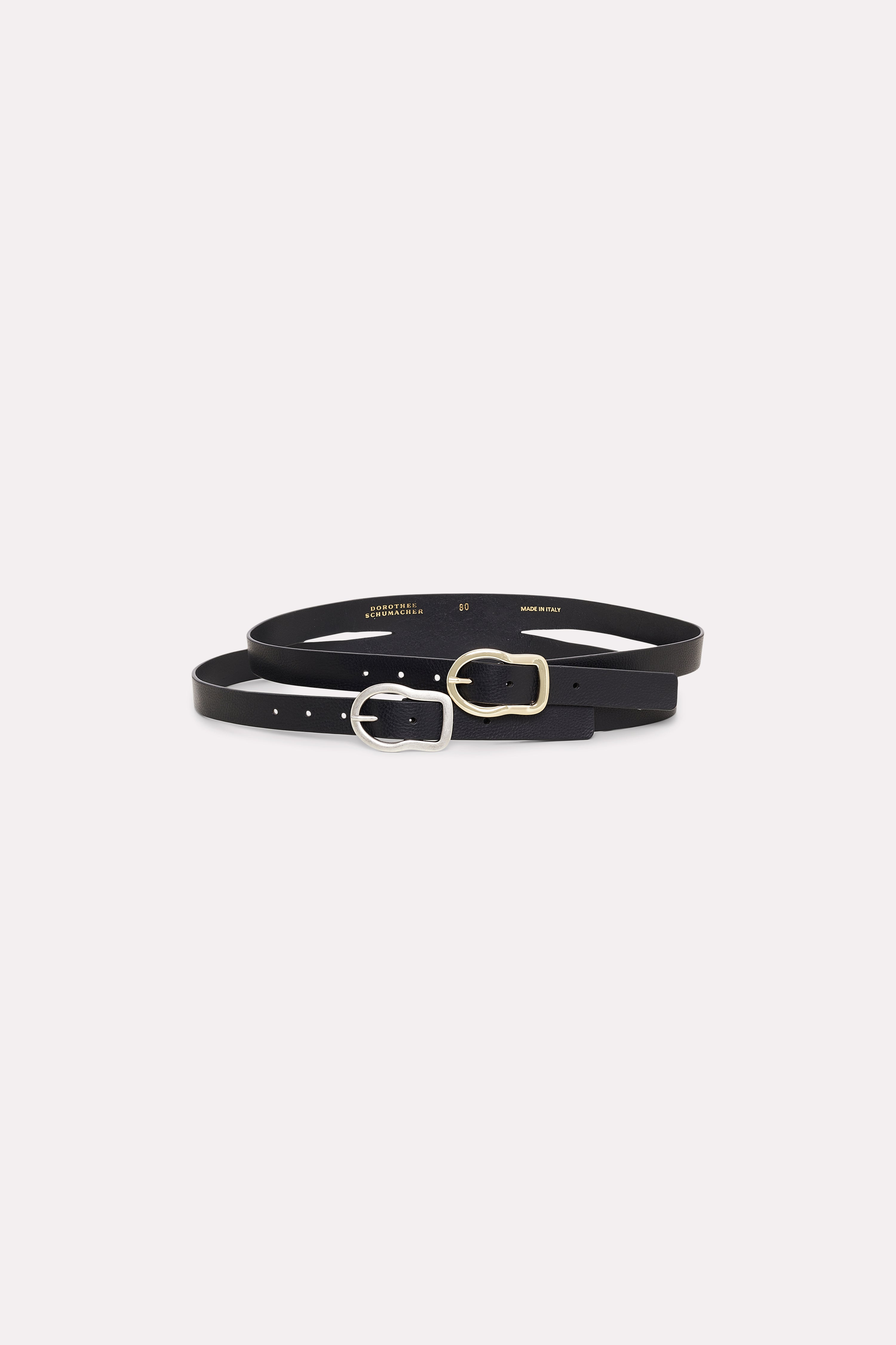 STRONG FEMININITY double belt