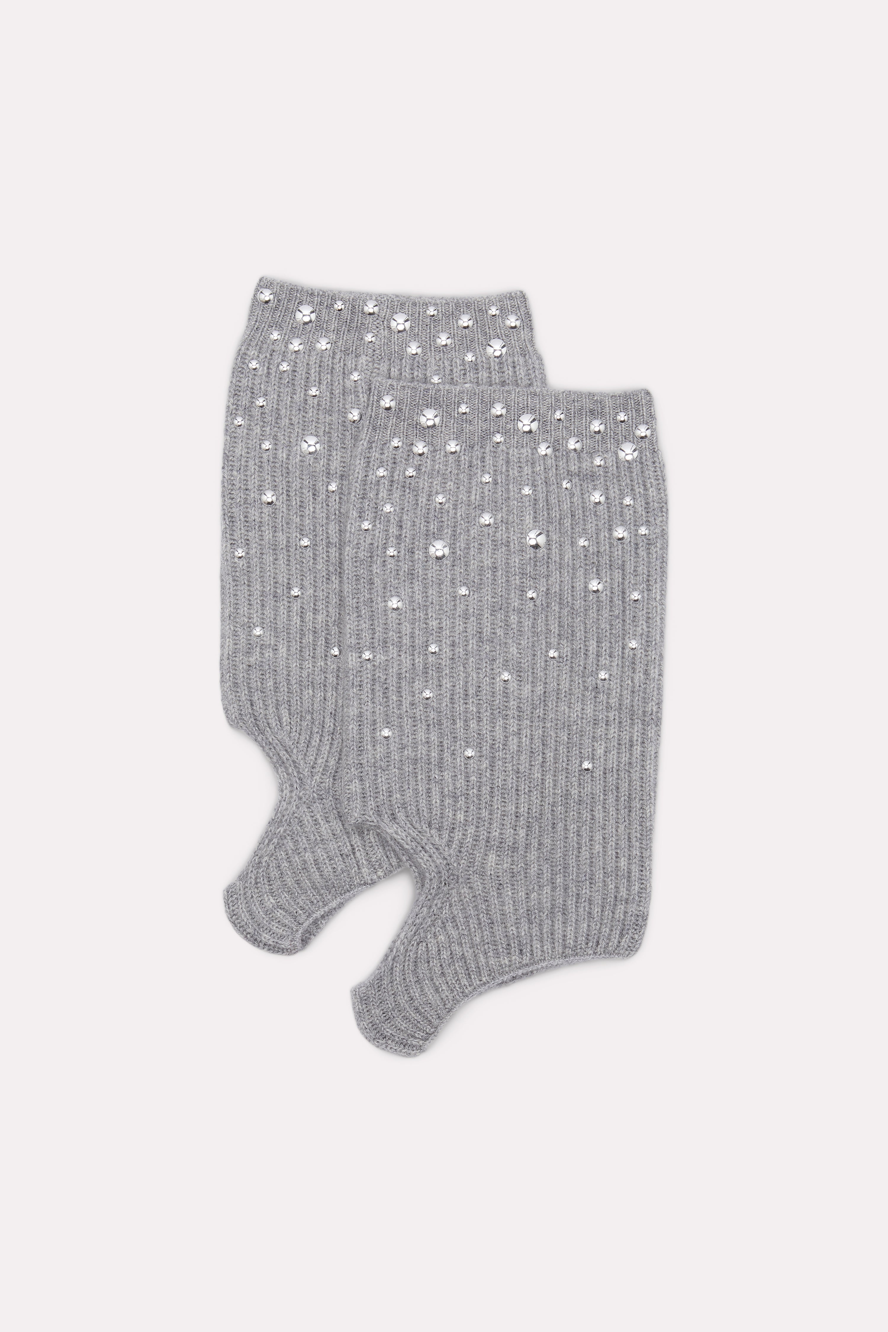 CASHMERE COOLNESS studded legwarmer