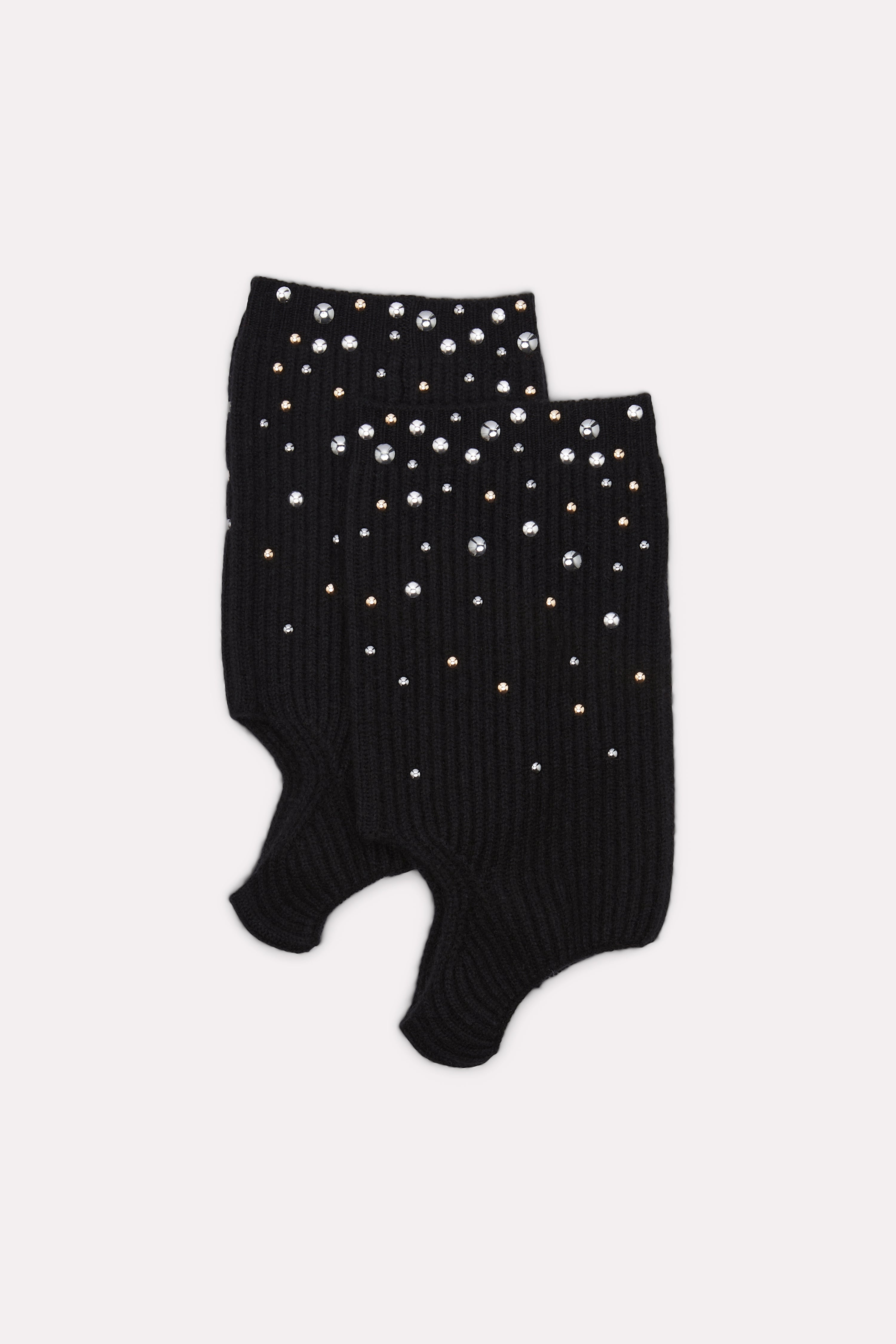 CASHMERE COOLNESS studded legwarmer