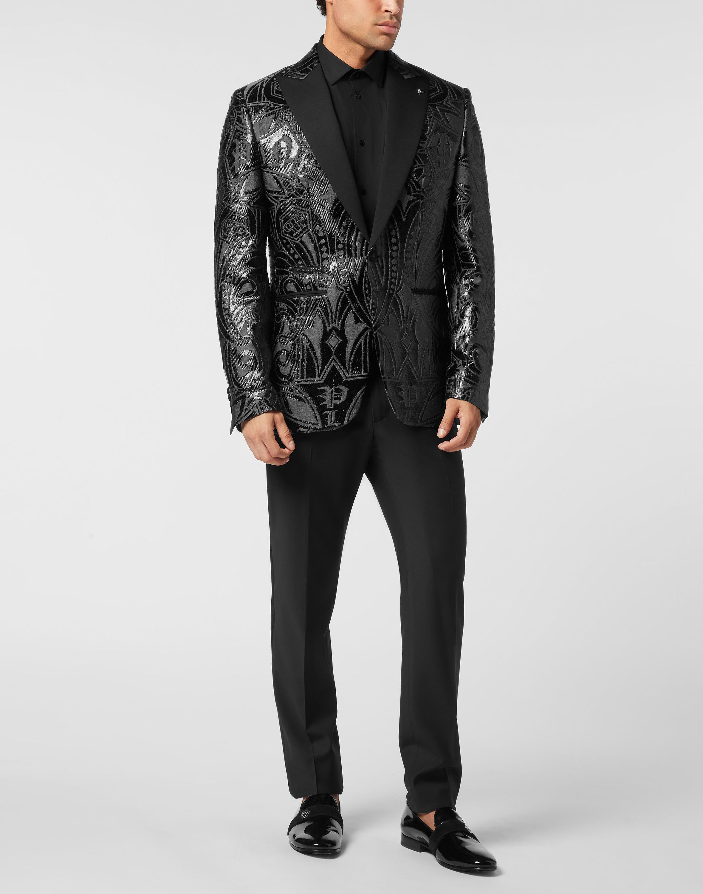 Jacquard Lord Fit Blazer Gothic Plein