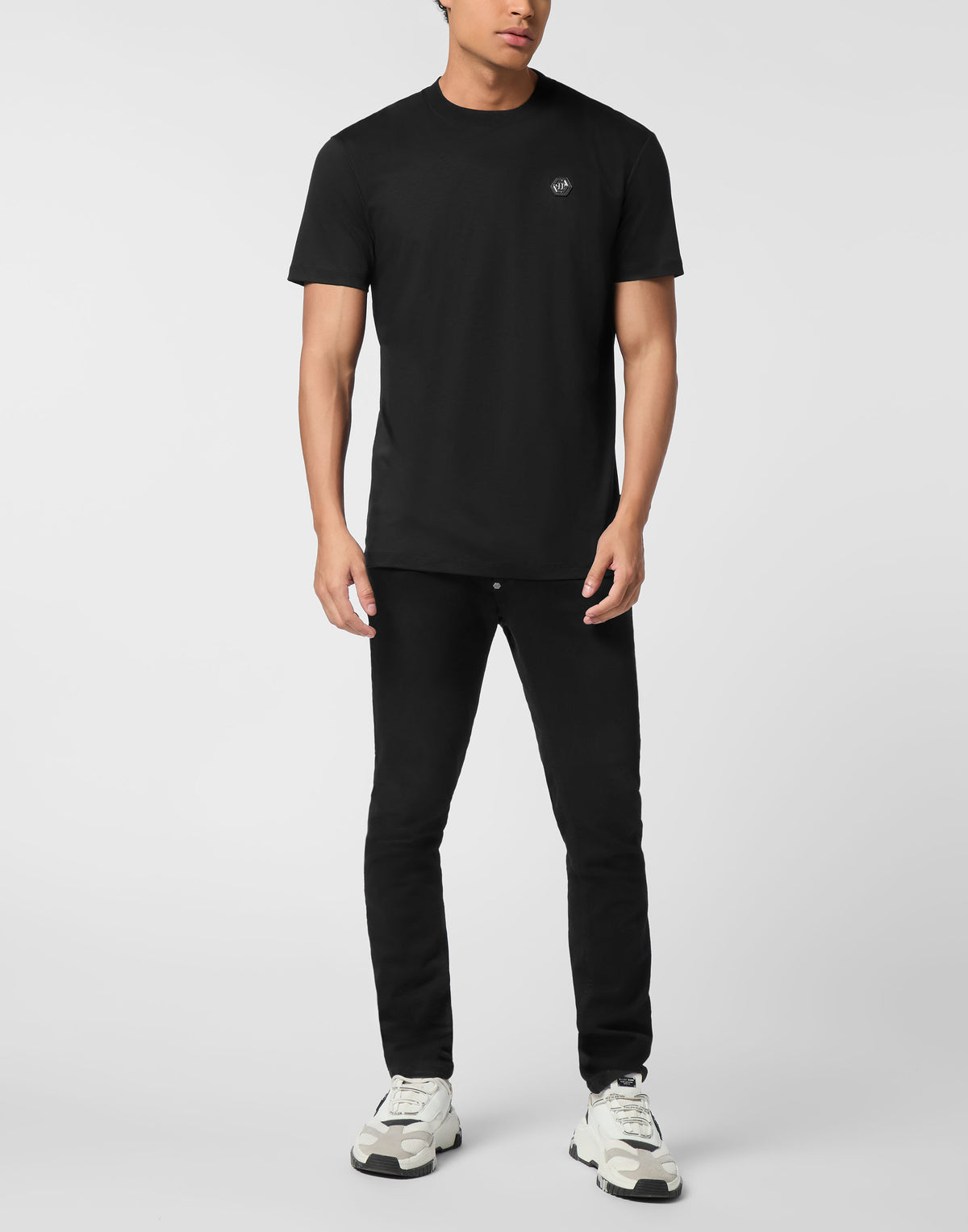 Round Neck T-Shirt Hexagon
