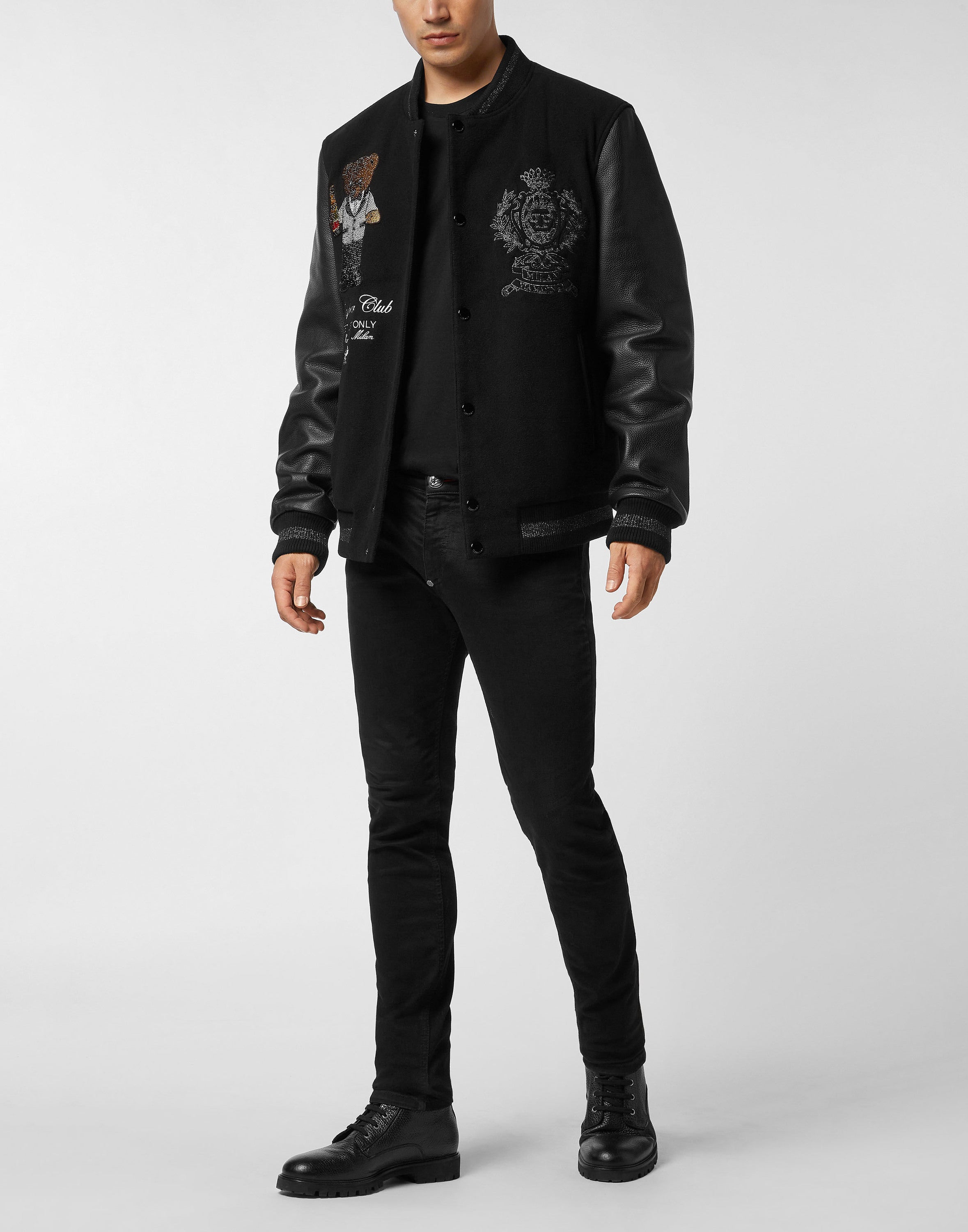 Leather Bomber TEDDY