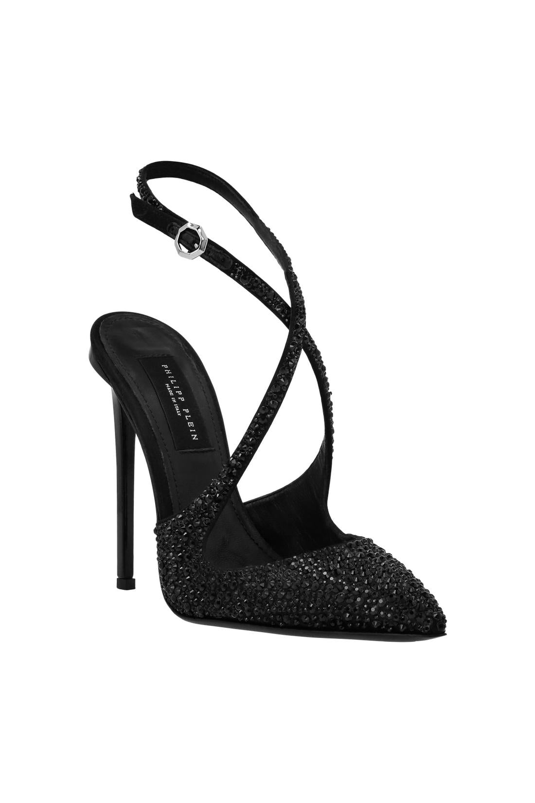 Philipp Plein Slingback Shoes Strass, Schuhe