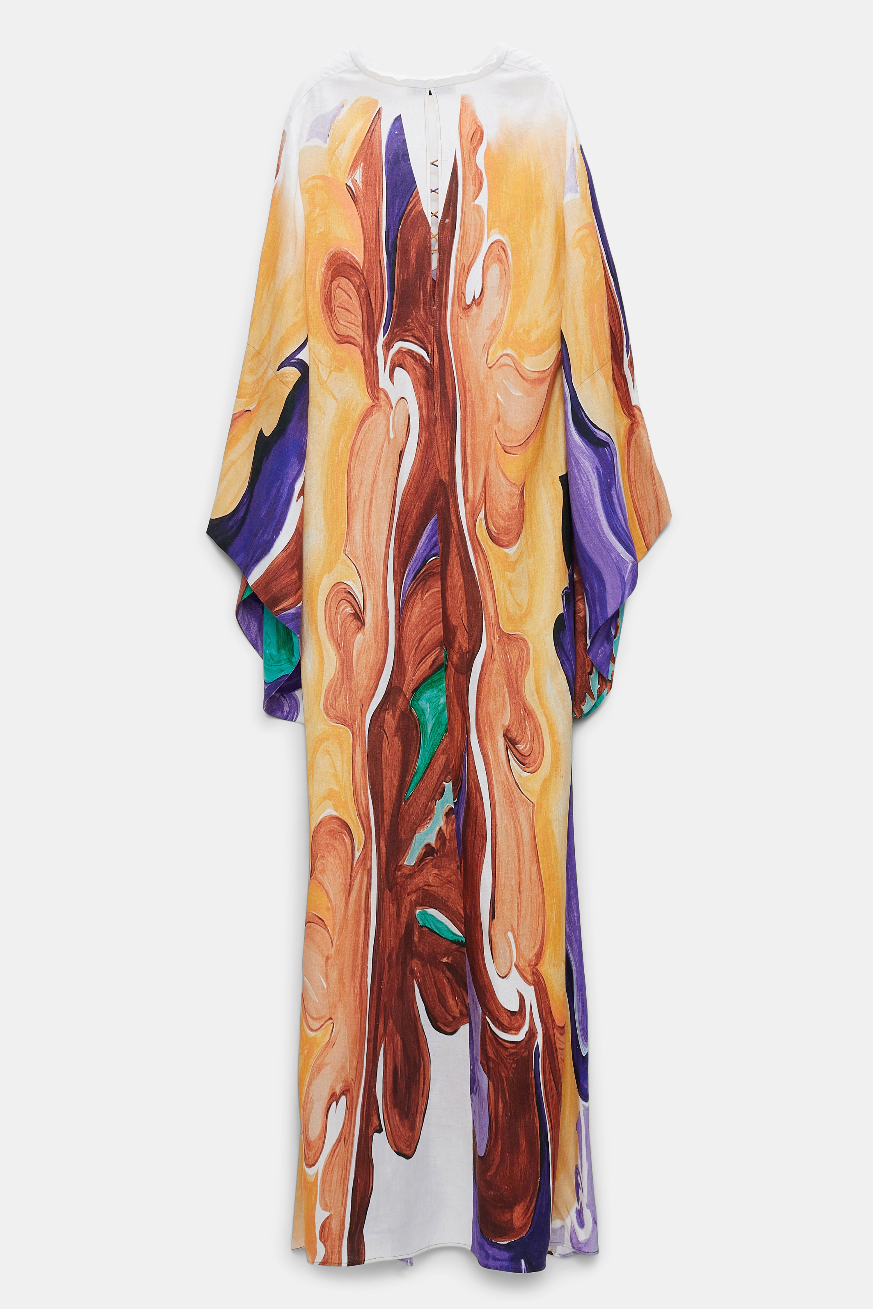 RAINBOW FLAMES dress