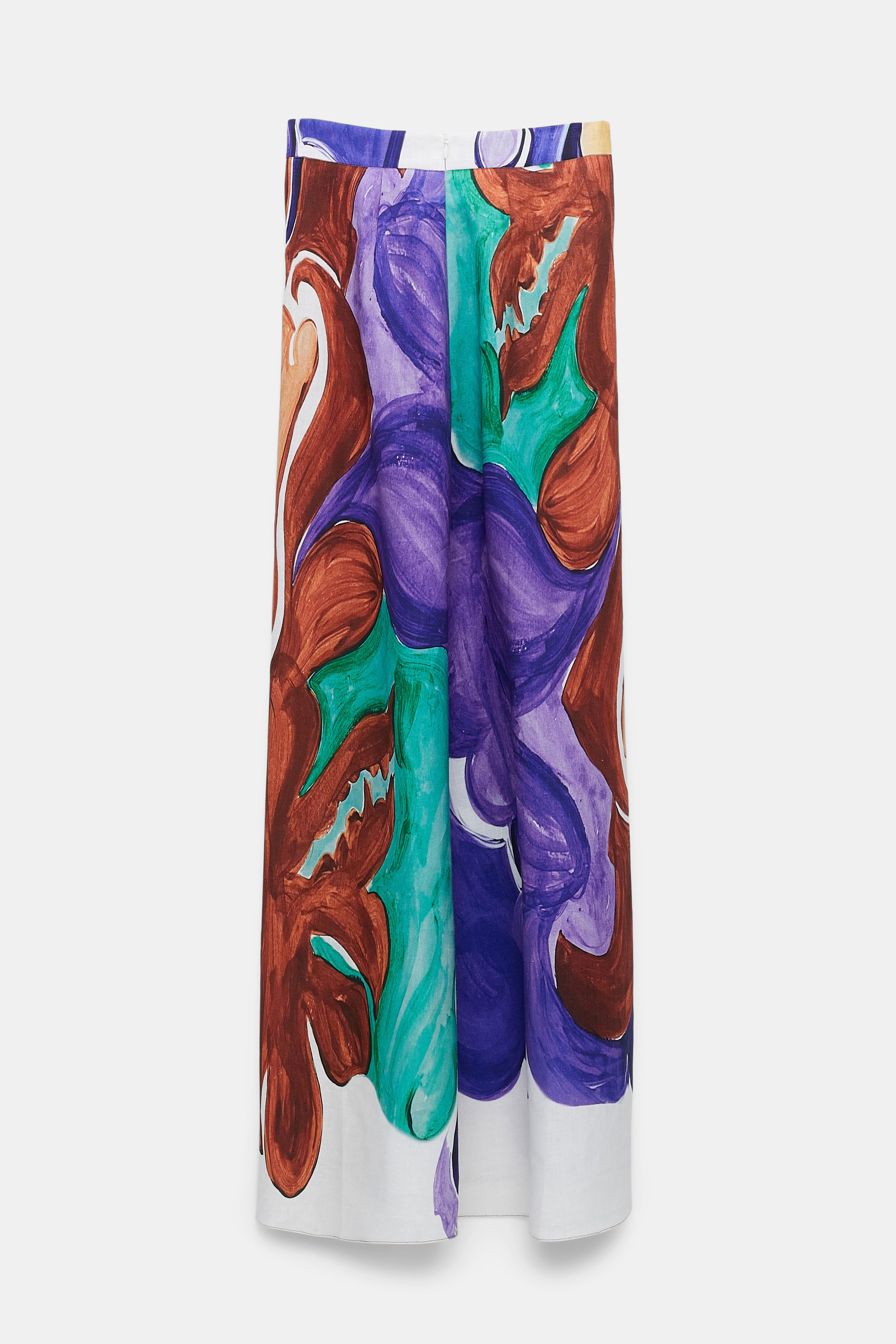 RAINBOW FLAMES skirt