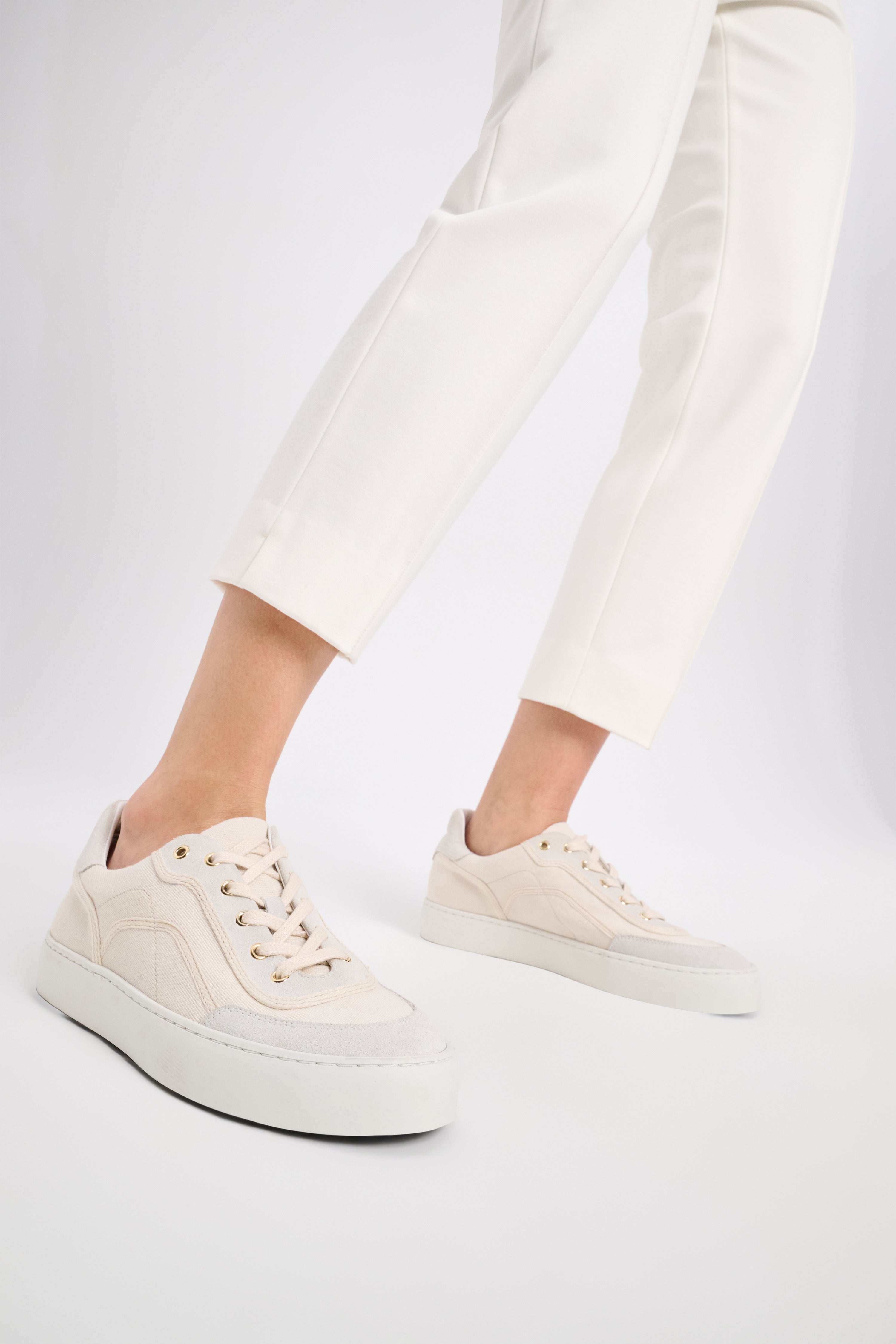 SUMMER SPORTINESS canvas sneakers