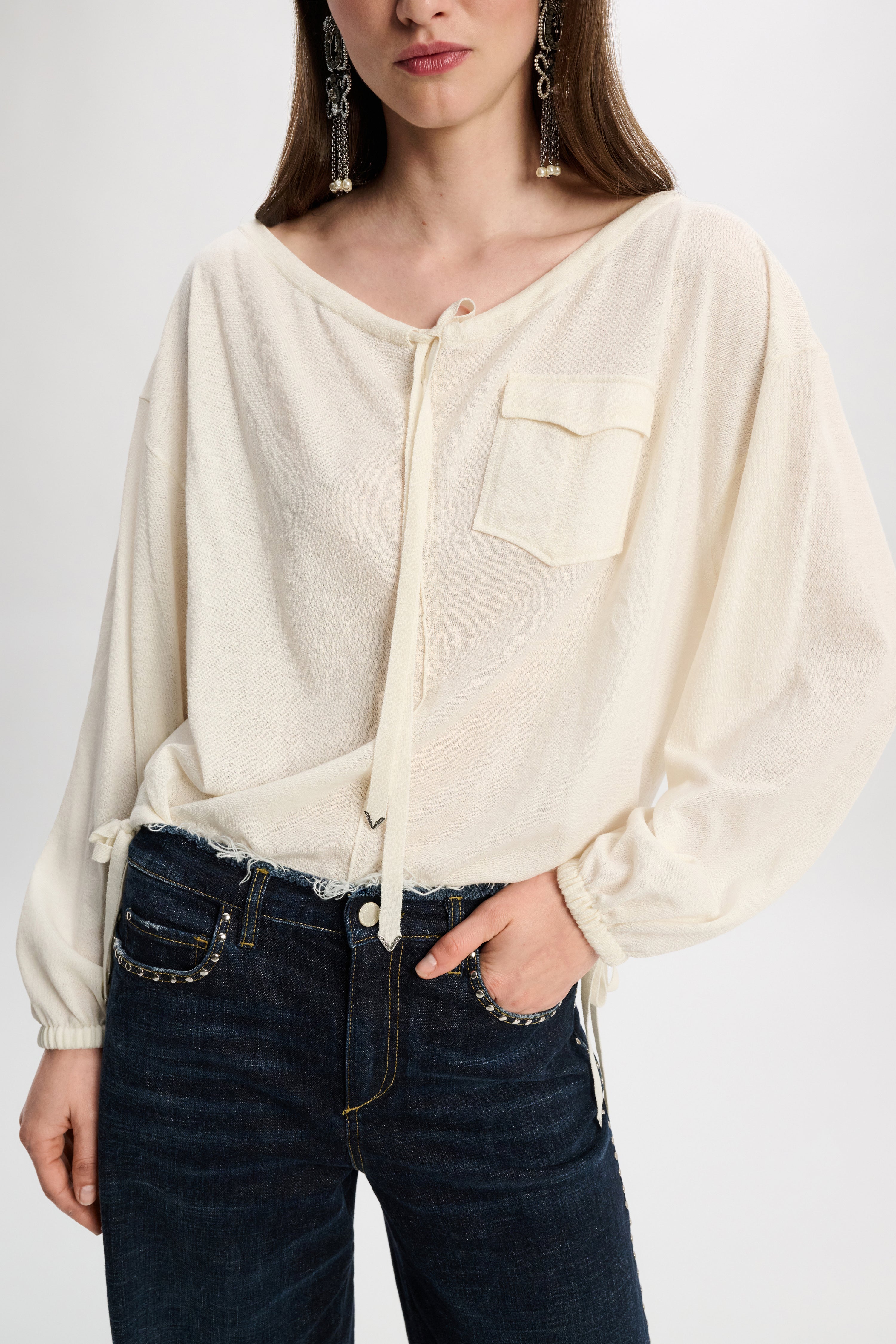 REFINED ESSENTIALS blouse