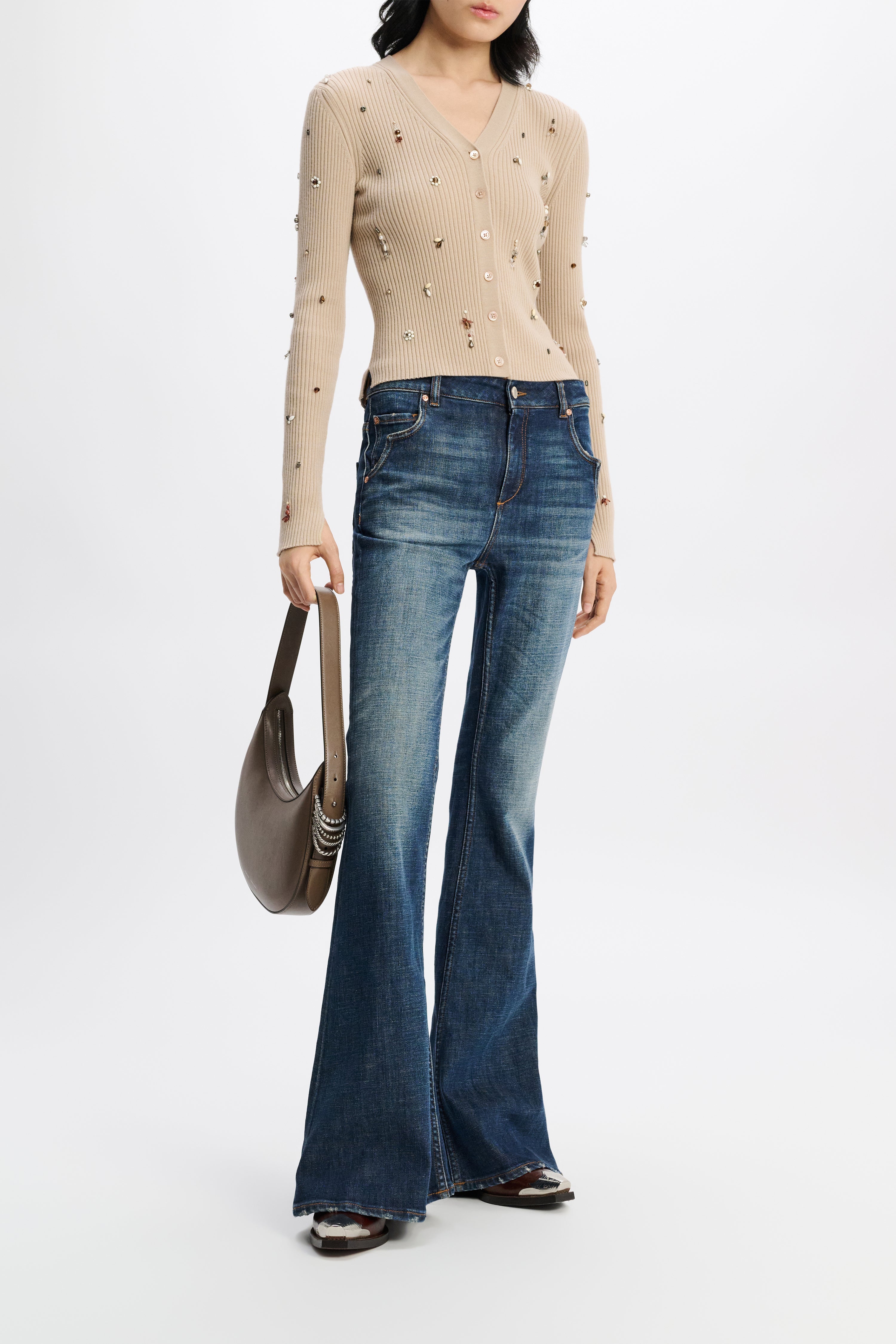 EMBELLISHED MERINO twinset