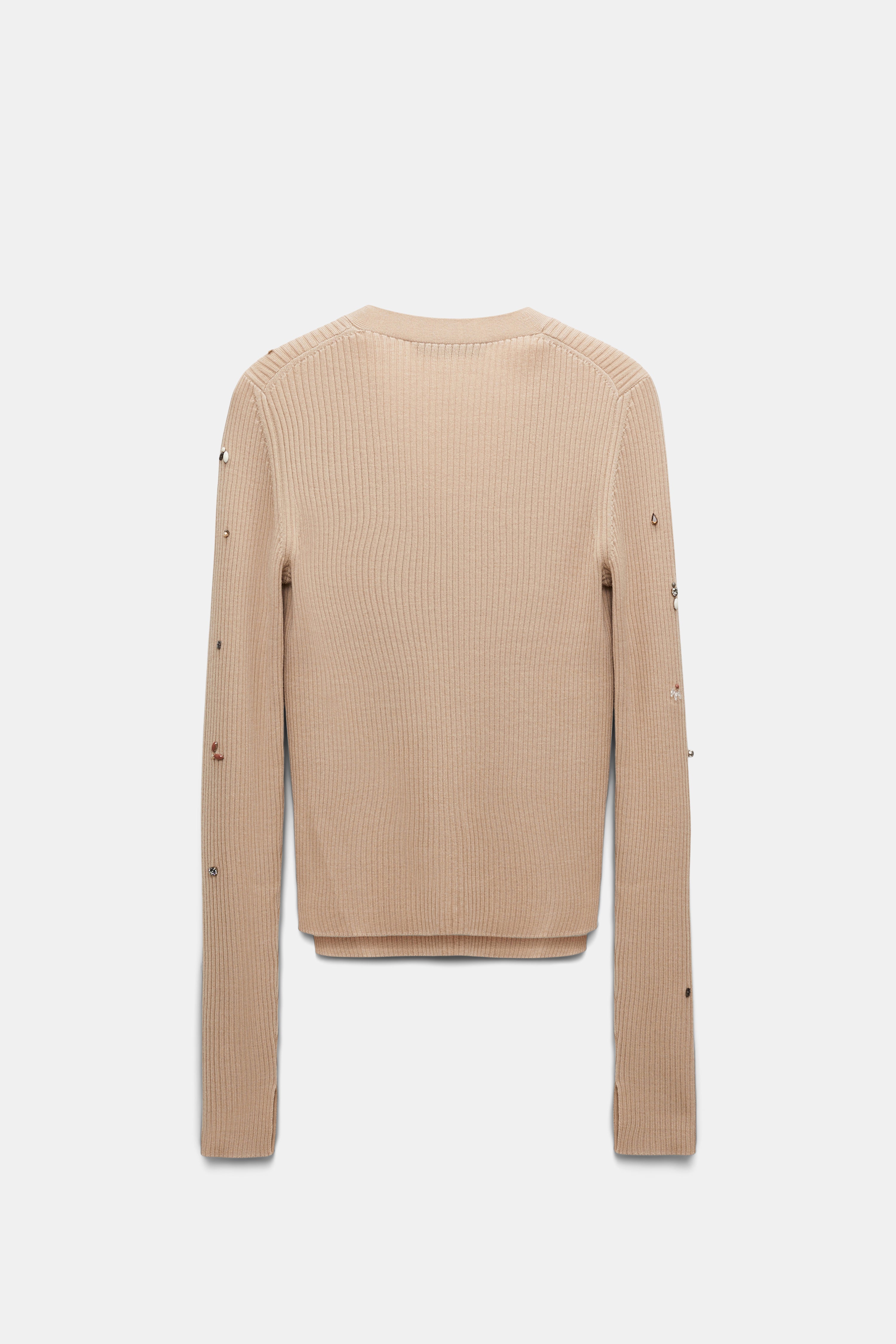 EMBELLISHED MERINO twinset