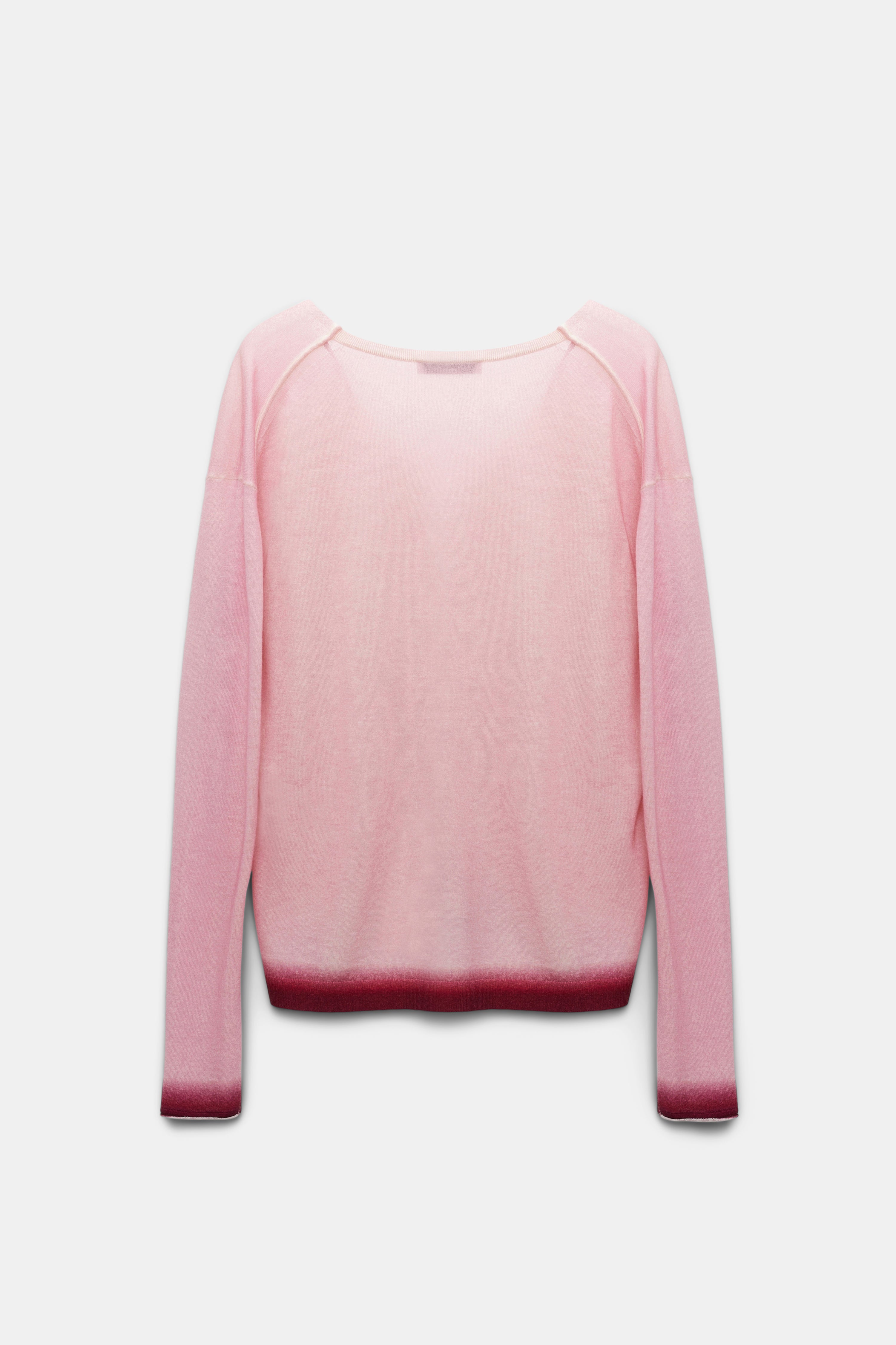 DELICATE STATEMENTS pullover degradee