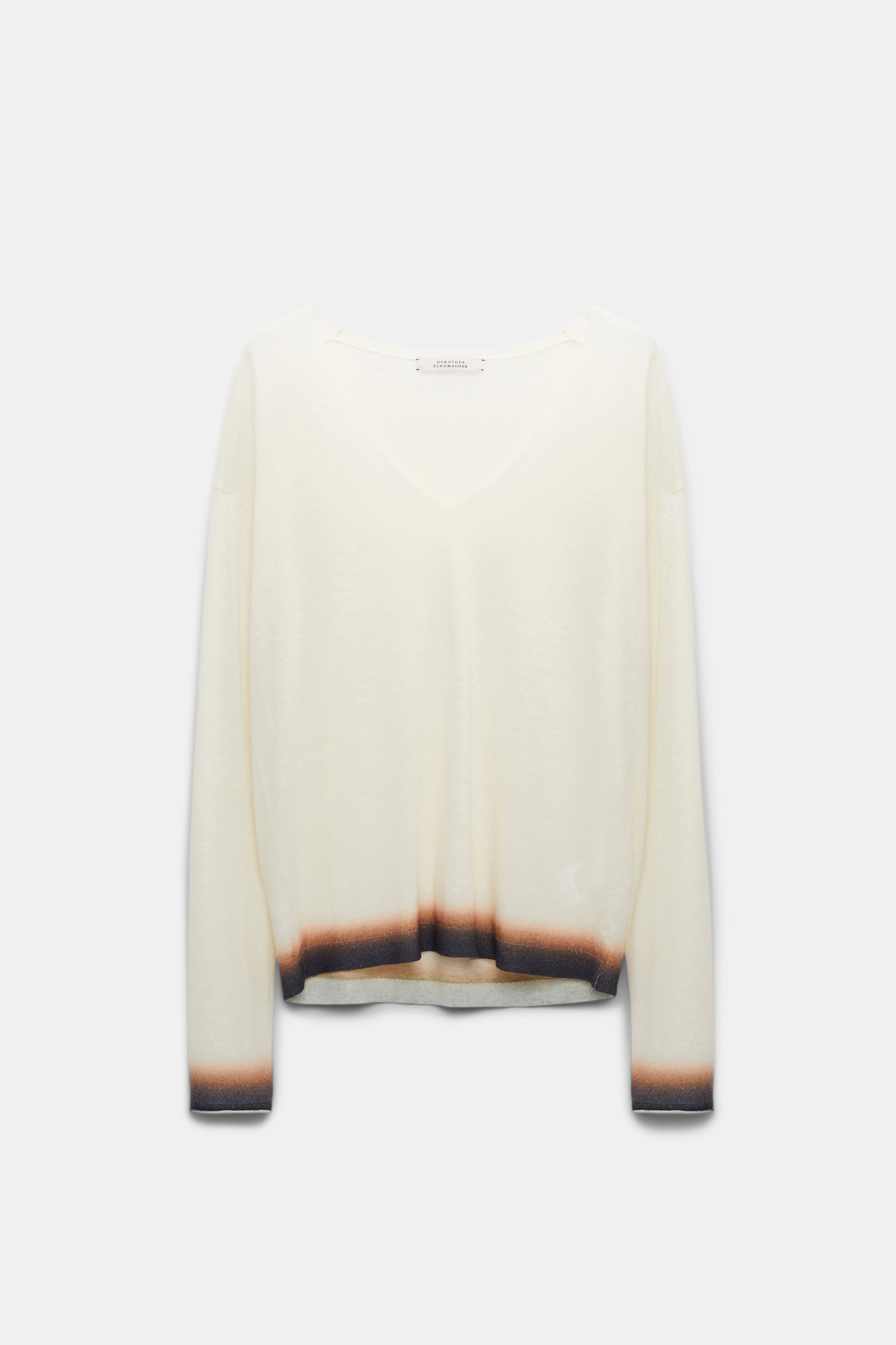 DELICATE STATEMENTS pullover degradee