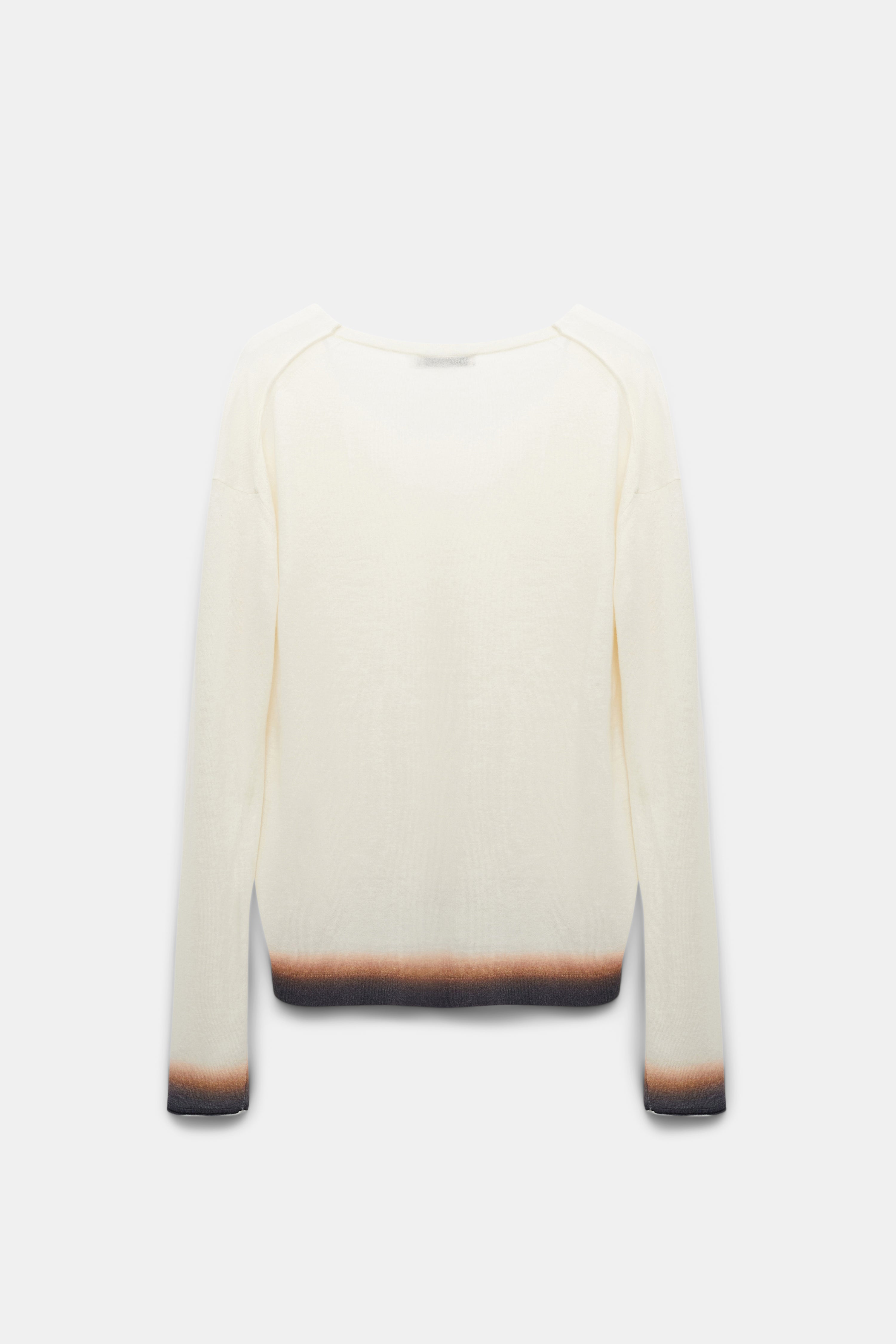 DELICATE STATEMENTS pullover degradee