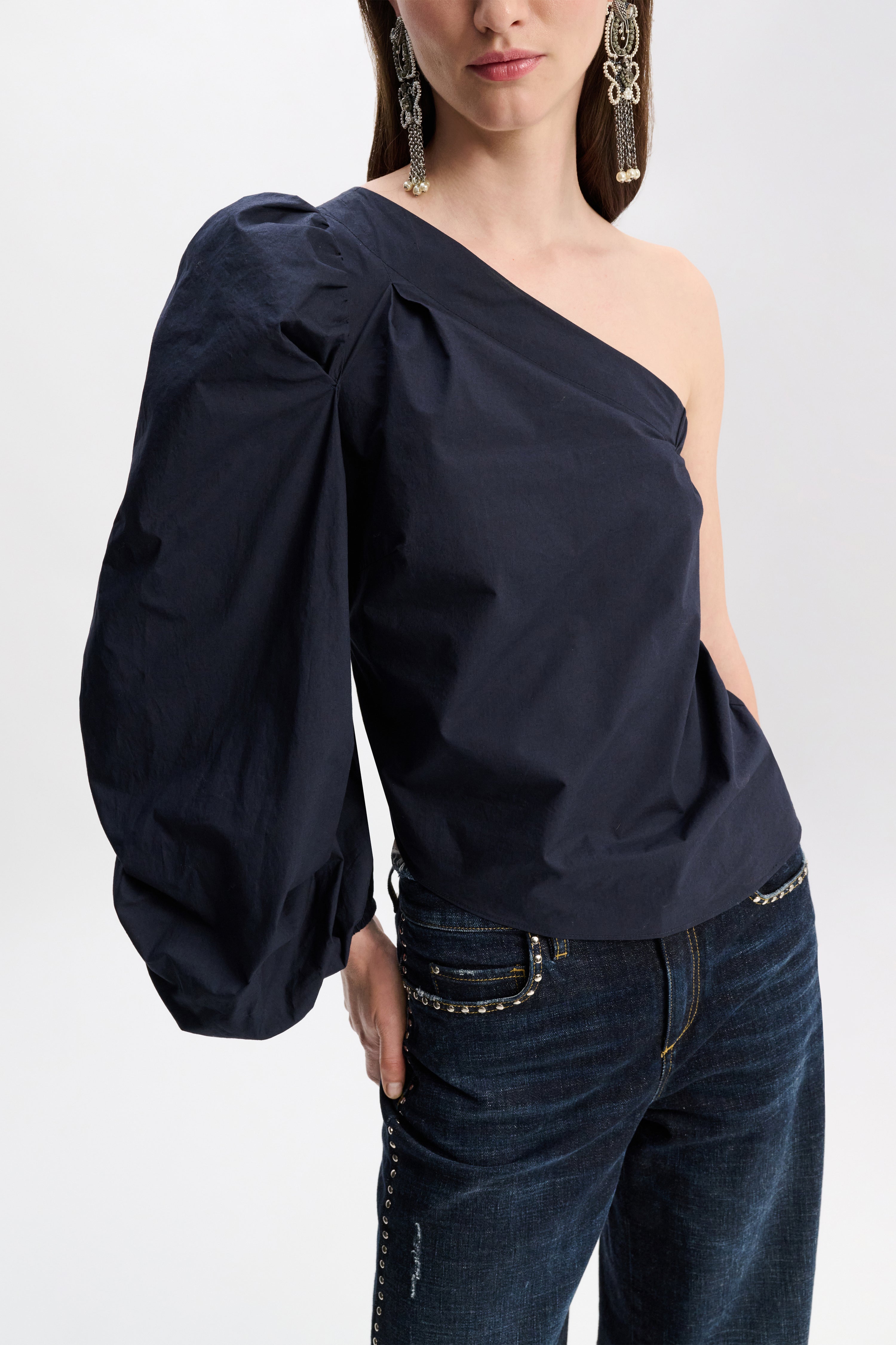 POPLIN POWER blouse
