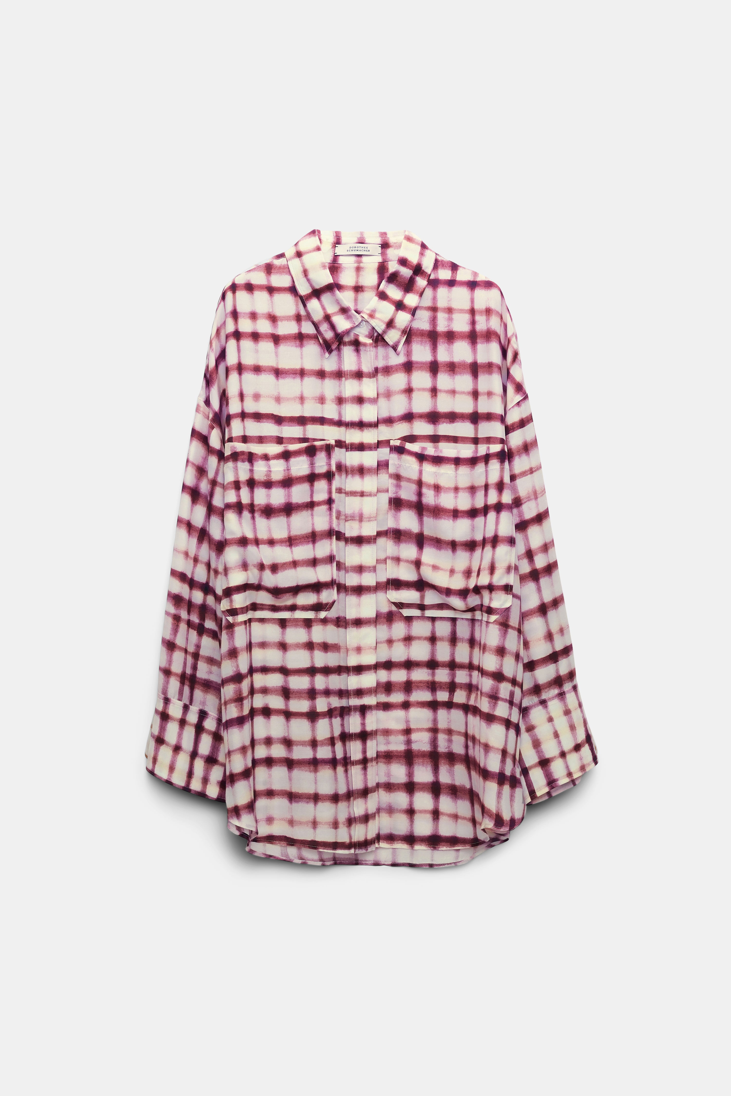CHECKED STATEMENT blouse