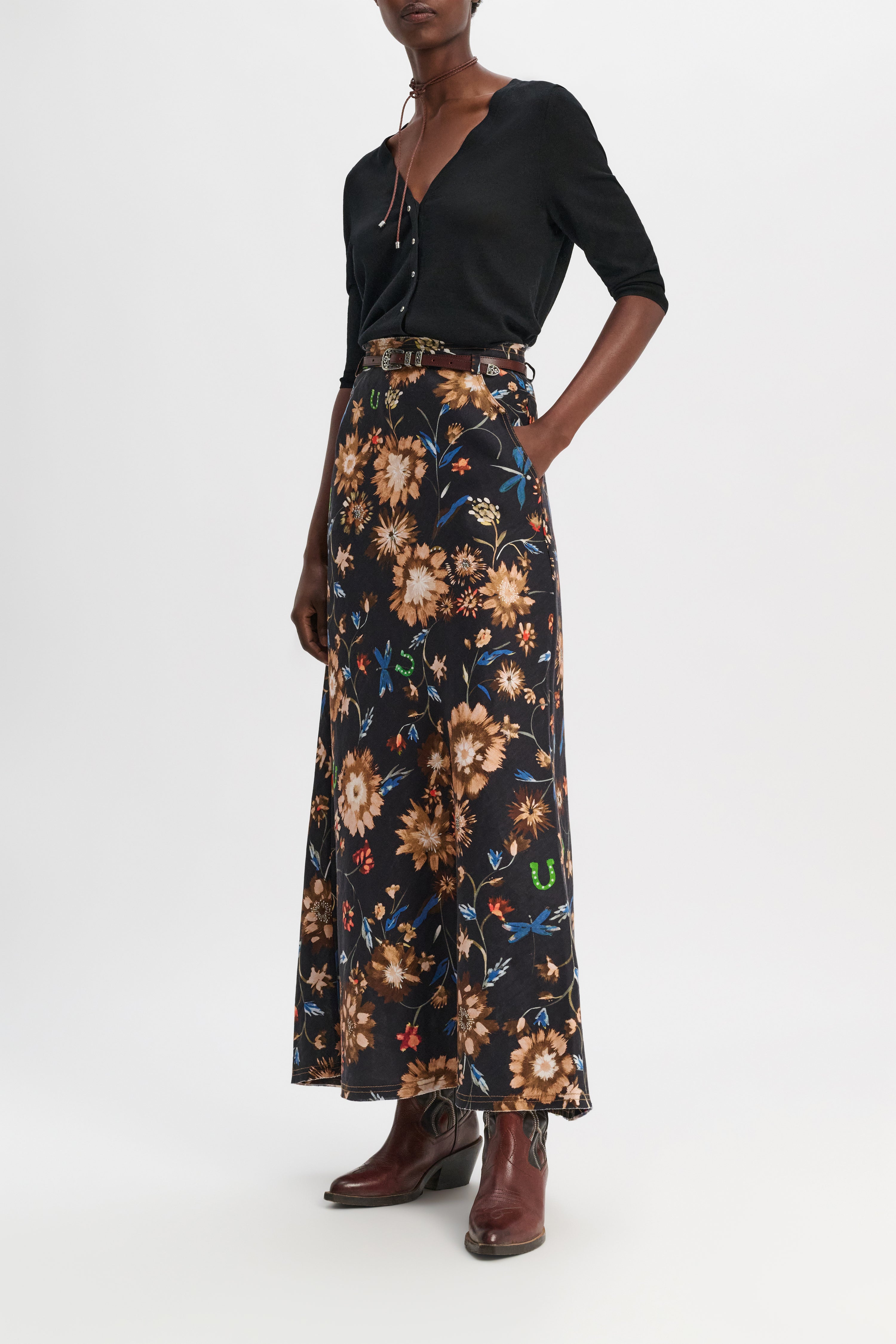 FLORAL EASE II skirt