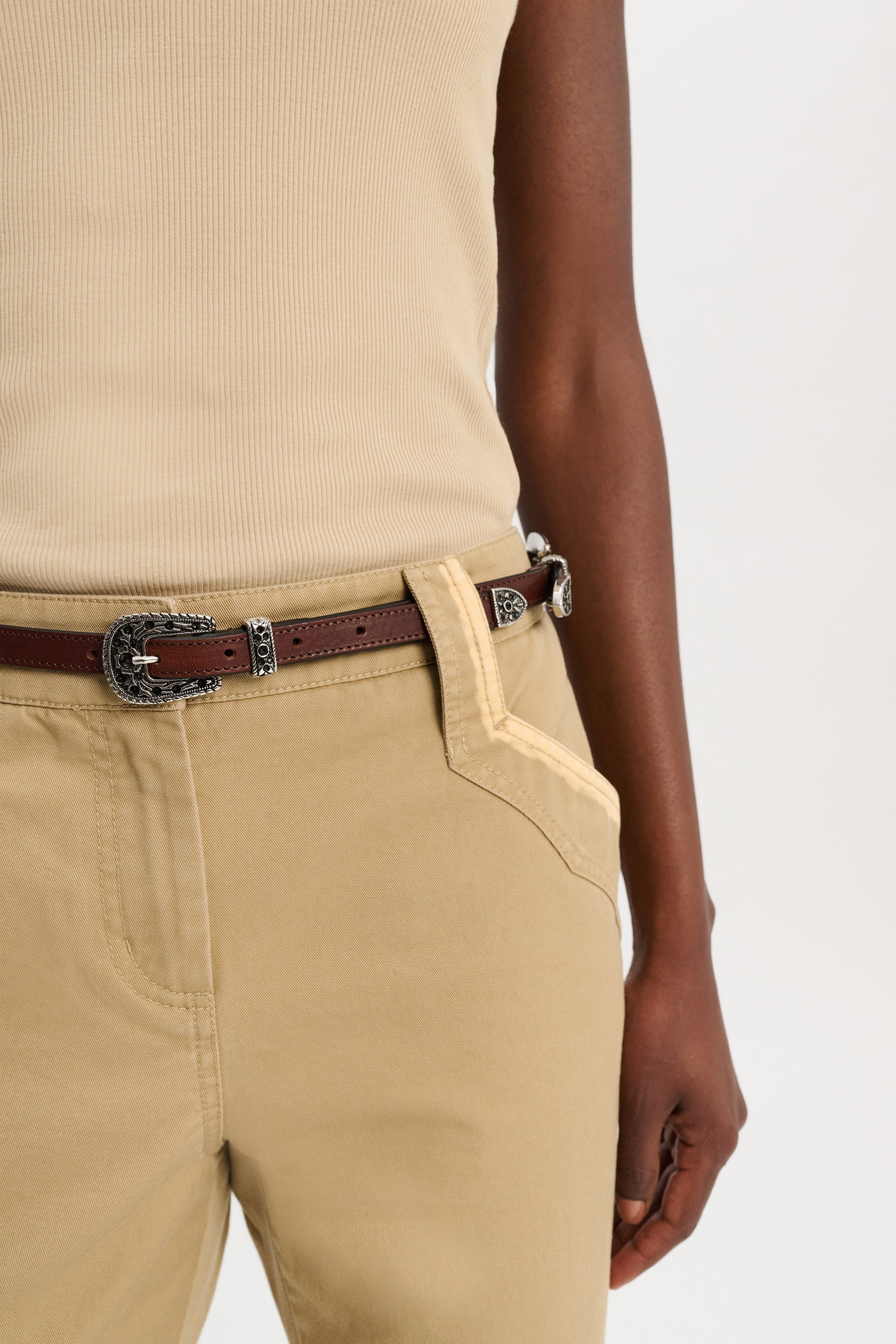 WESTERN COOLNESS multi buckle belt