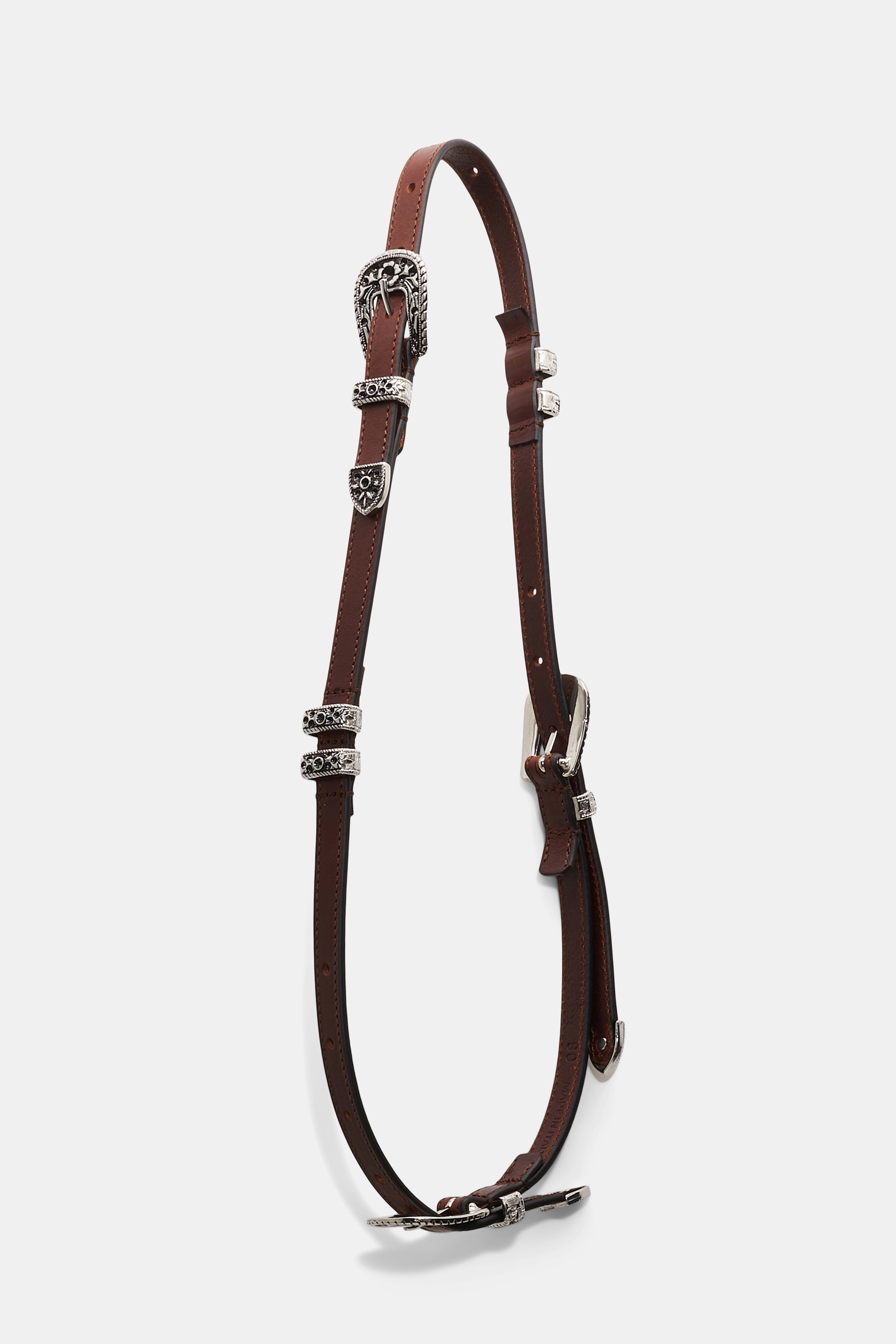 WESTERN COOLNESS multi buckle belt