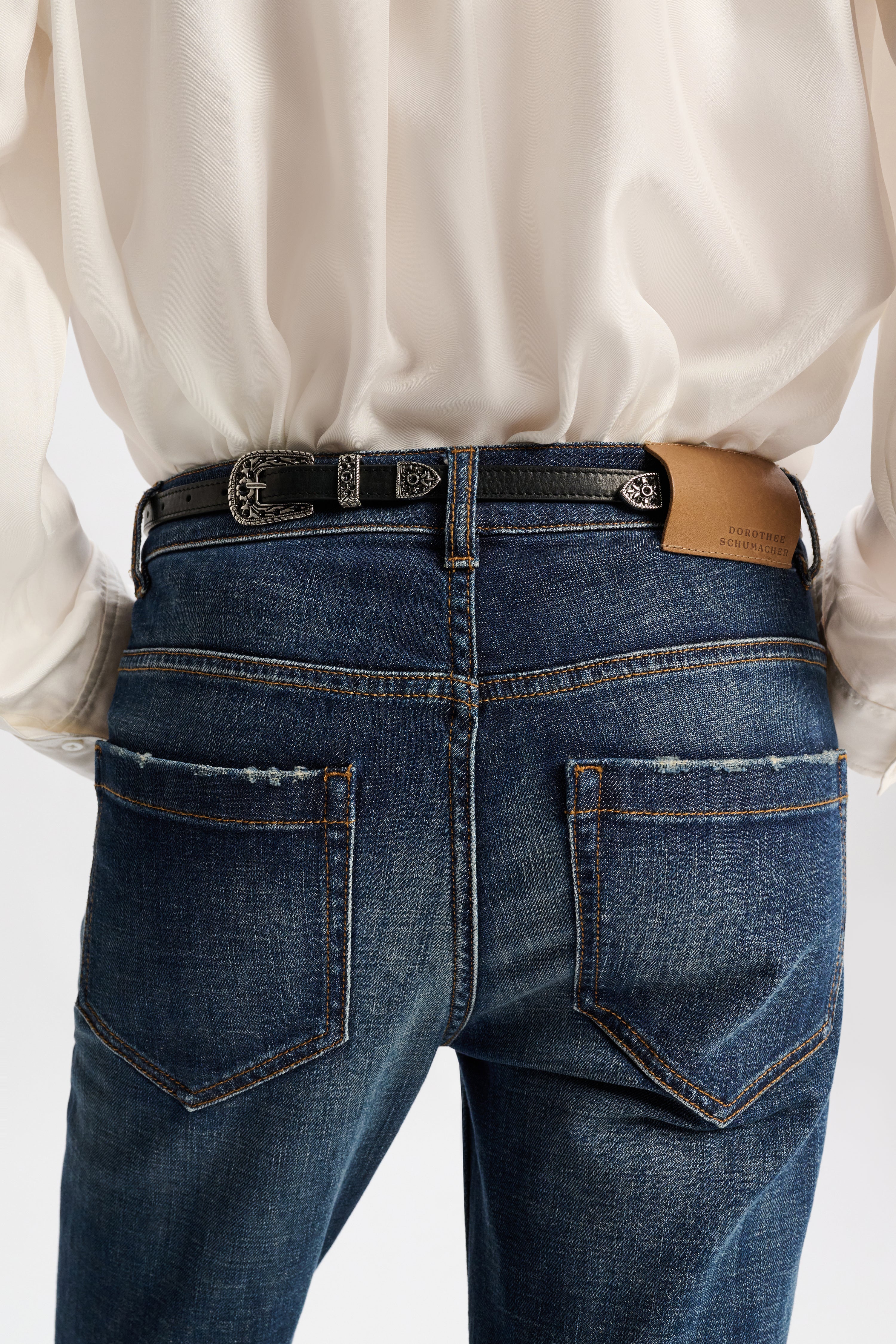 WESTERN COOLNESS multi buckle belt