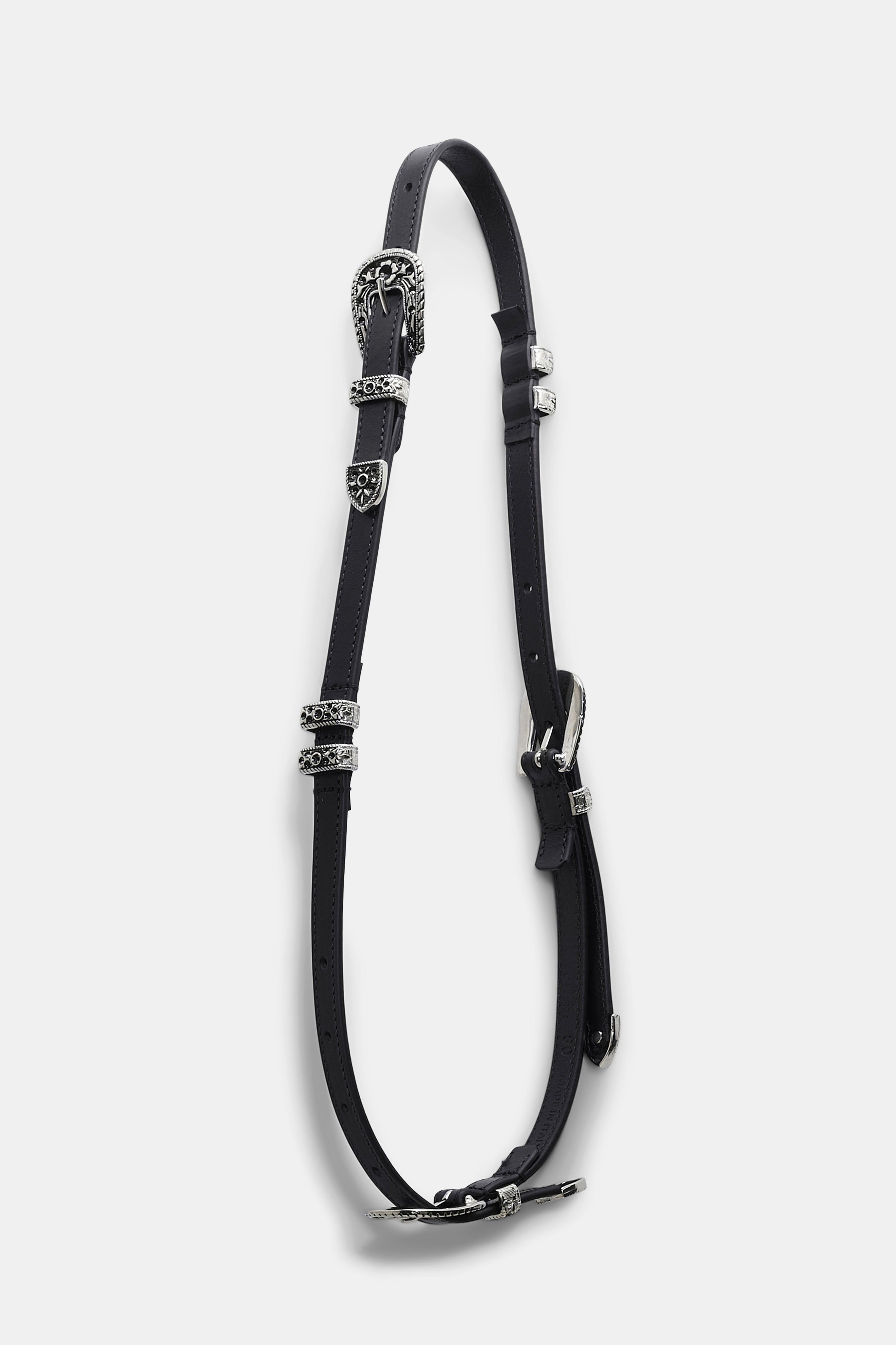 WESTERN COOLNESS multi buckle belt
