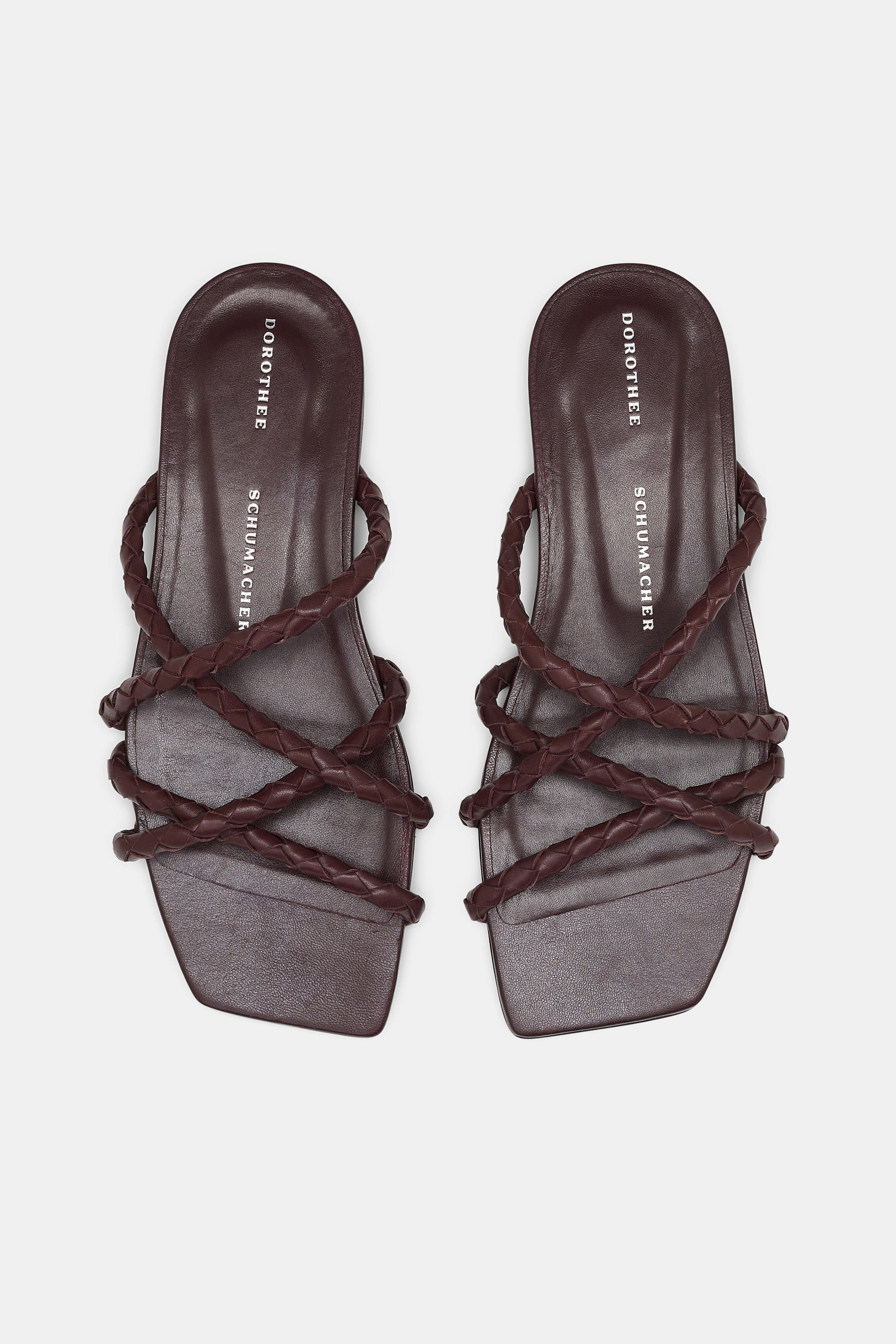 WOVEN ELEGANCE Cord sandal