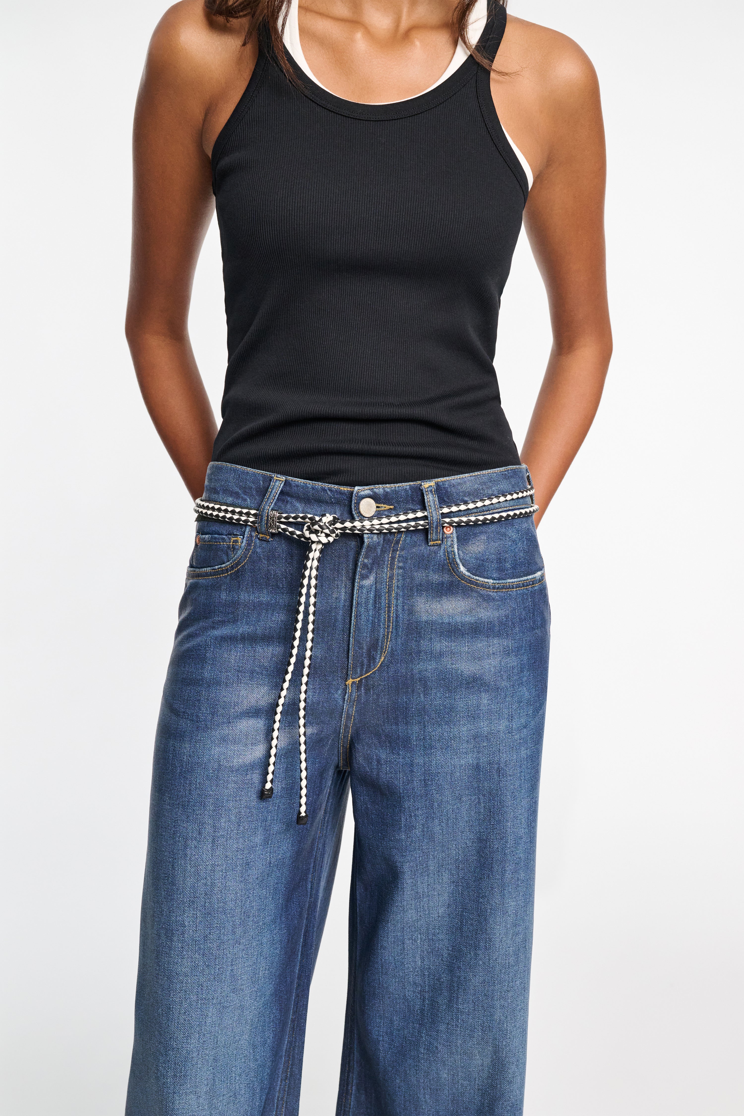 WOVEN ELEGANCE Cord belt