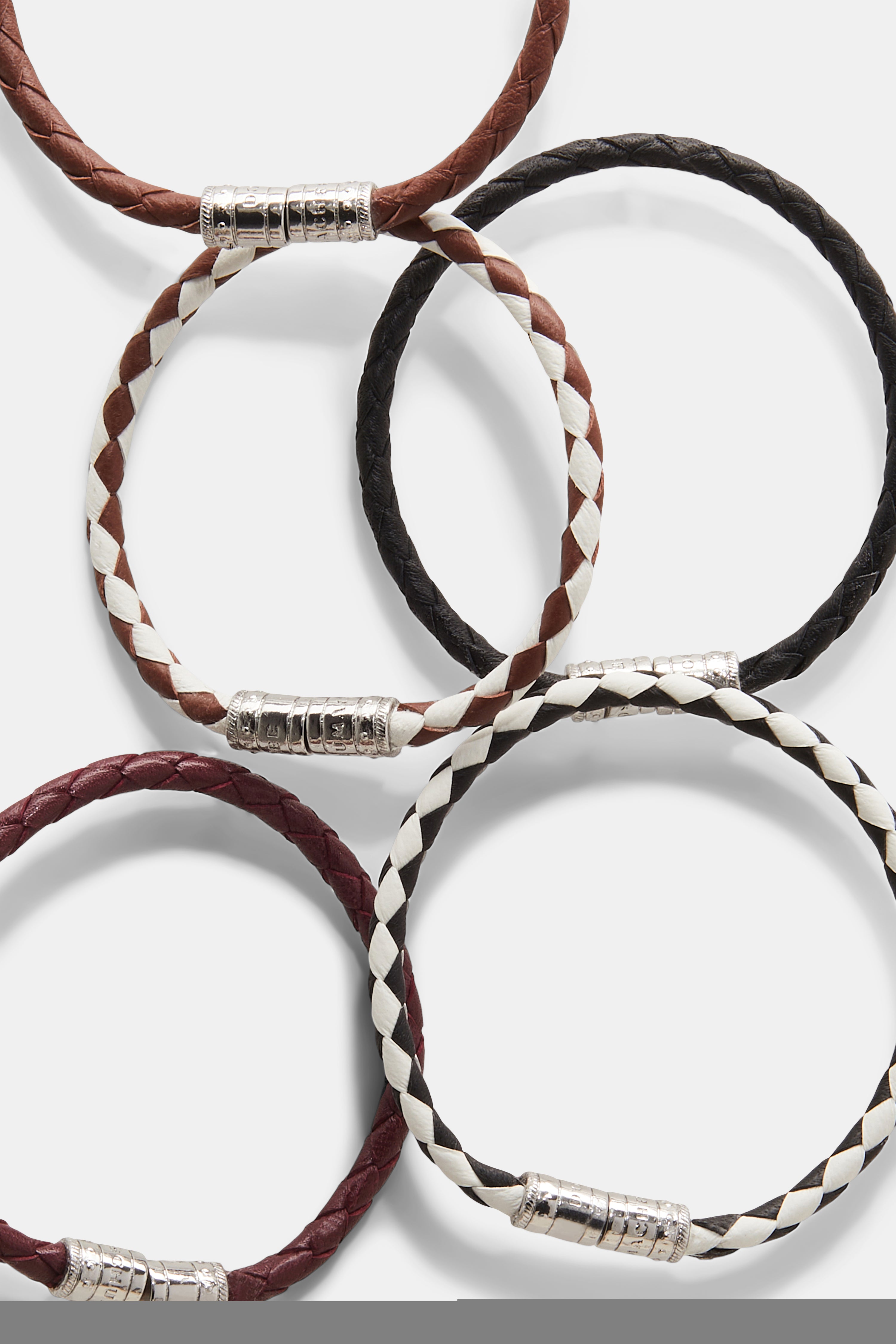 WOVEN ELEGANCE Cord bracelet Set of 3