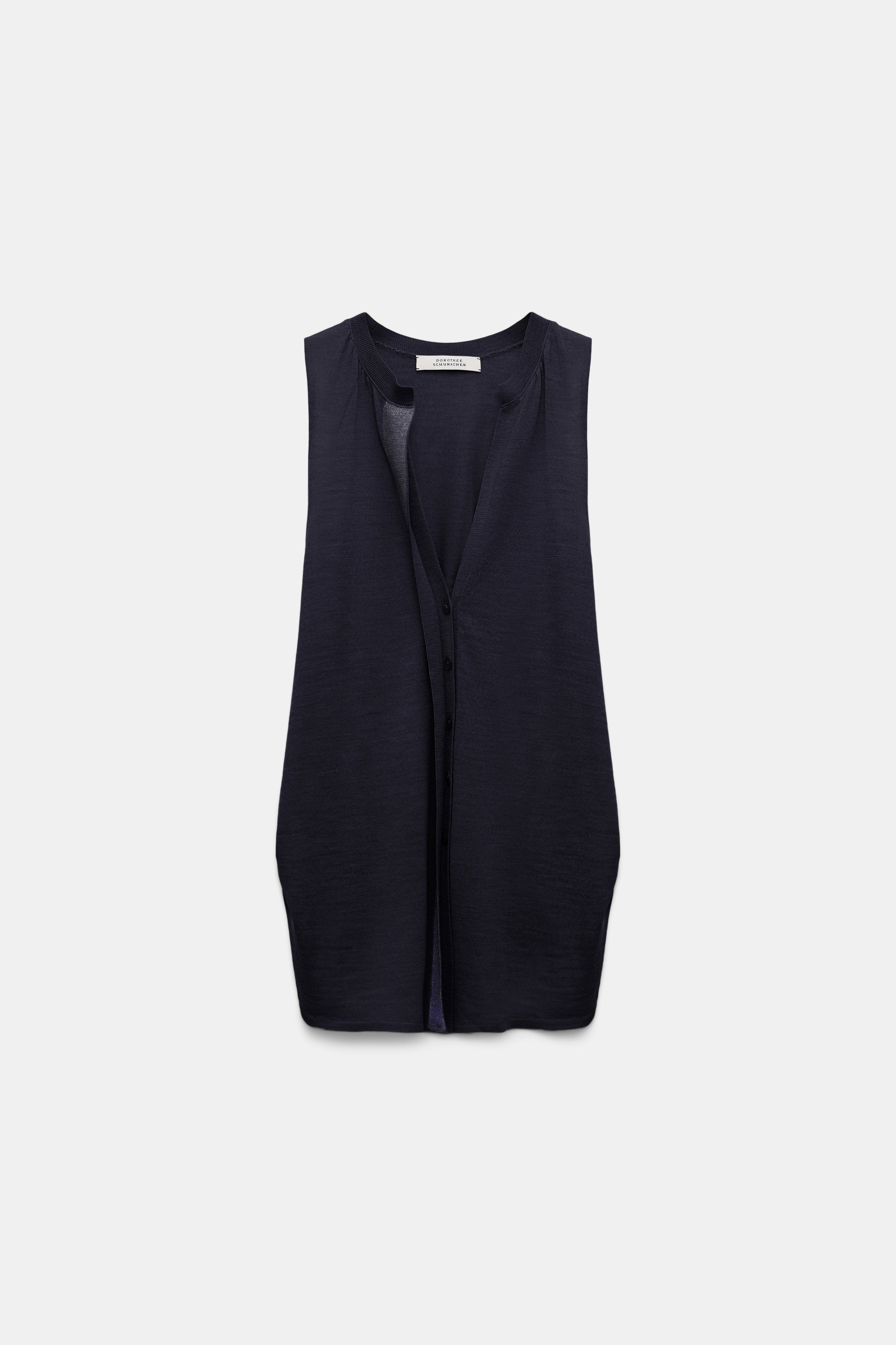 SHIMMERING MERINO top