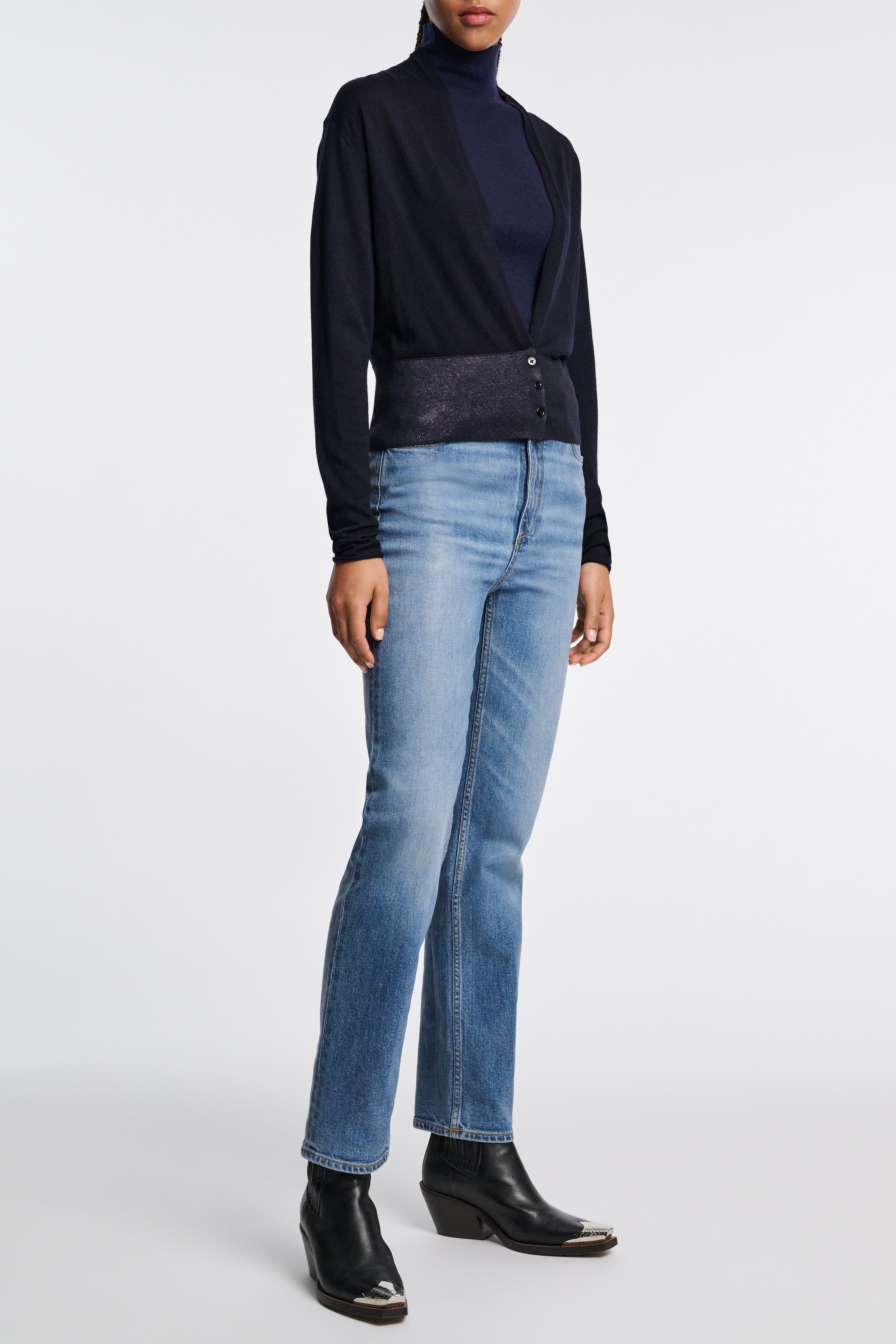 SHIMMERING MERINO cardigan