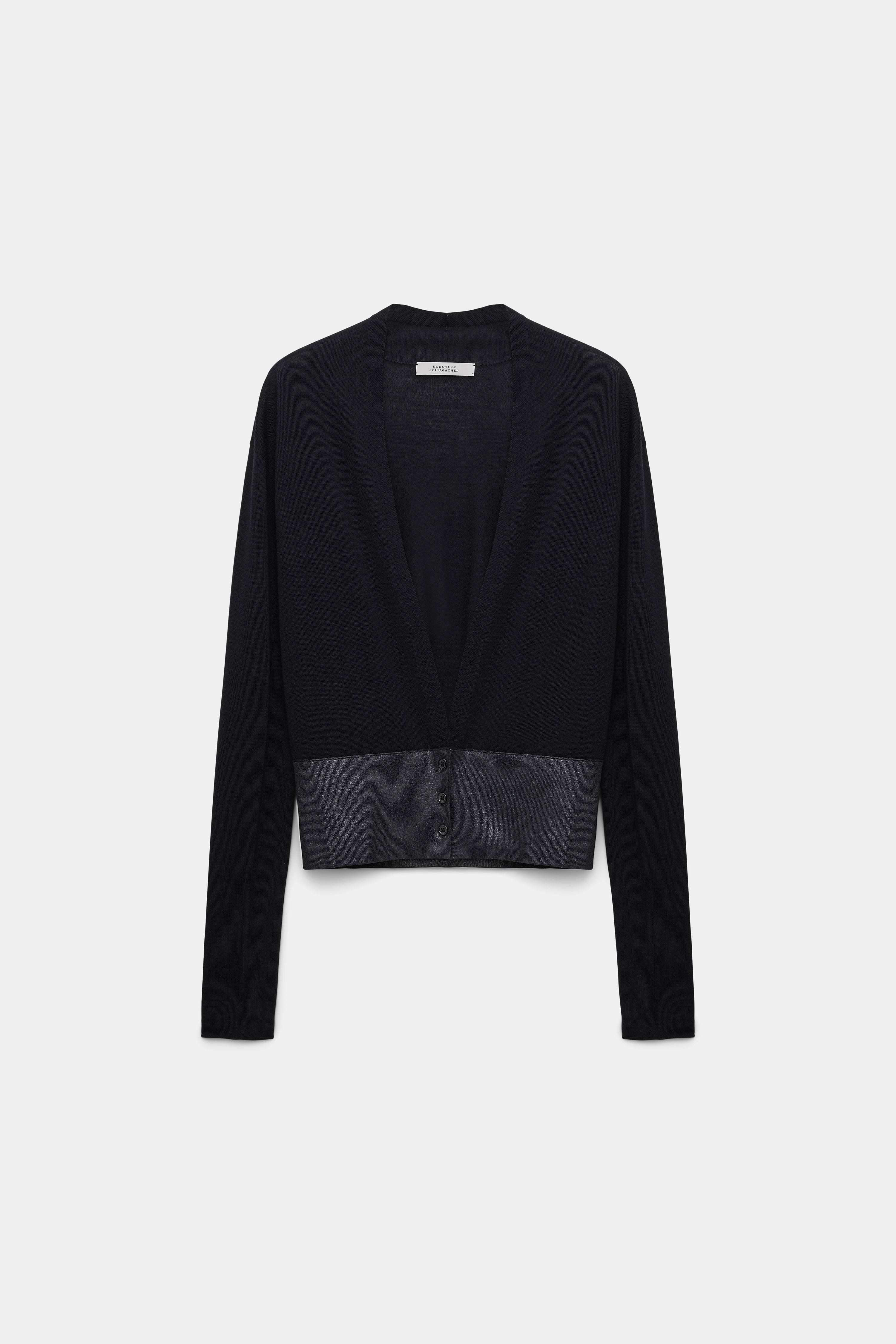 SHIMMERING MERINO cardigan