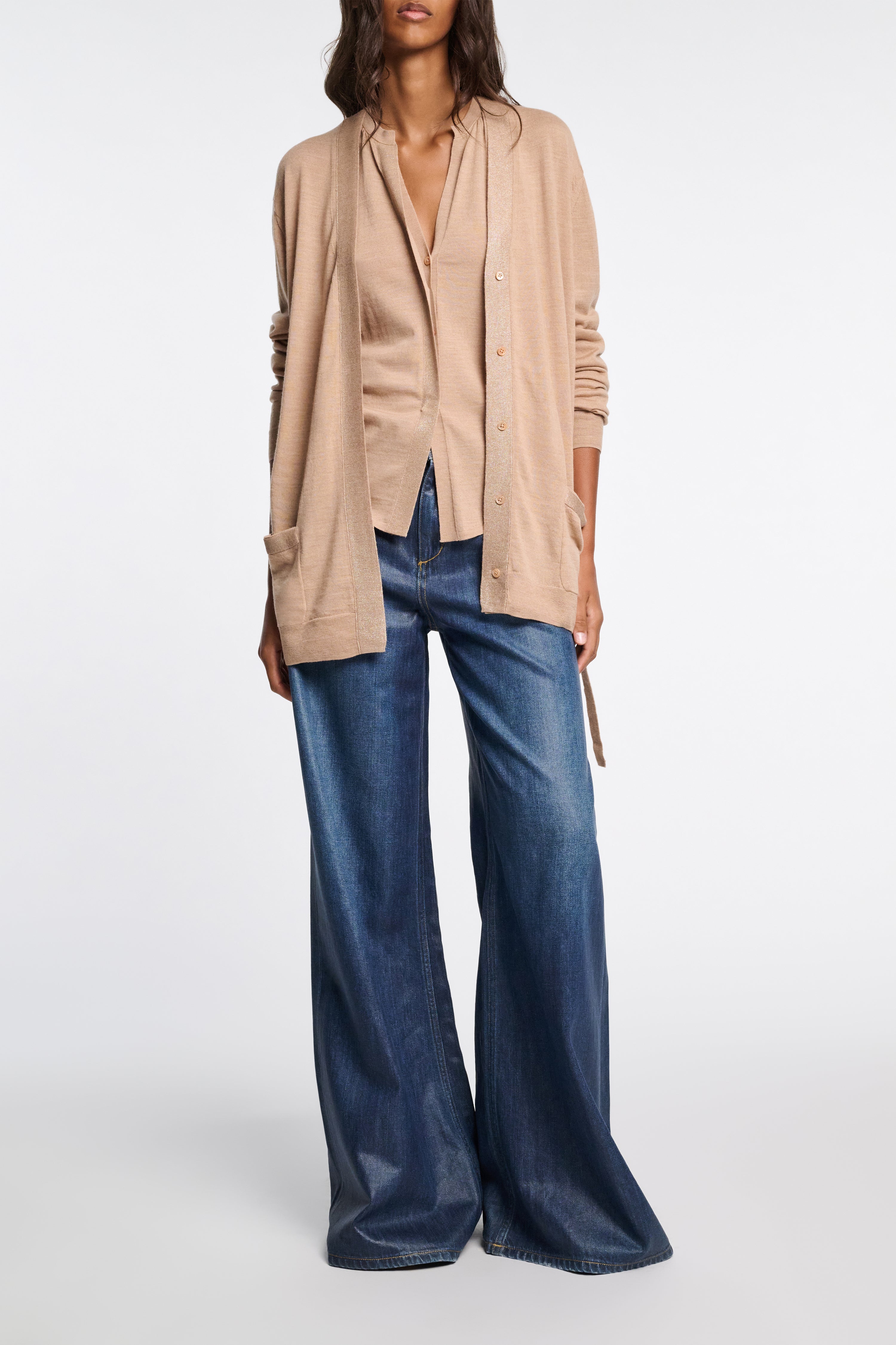 SHIMMERING MERINO cardigan