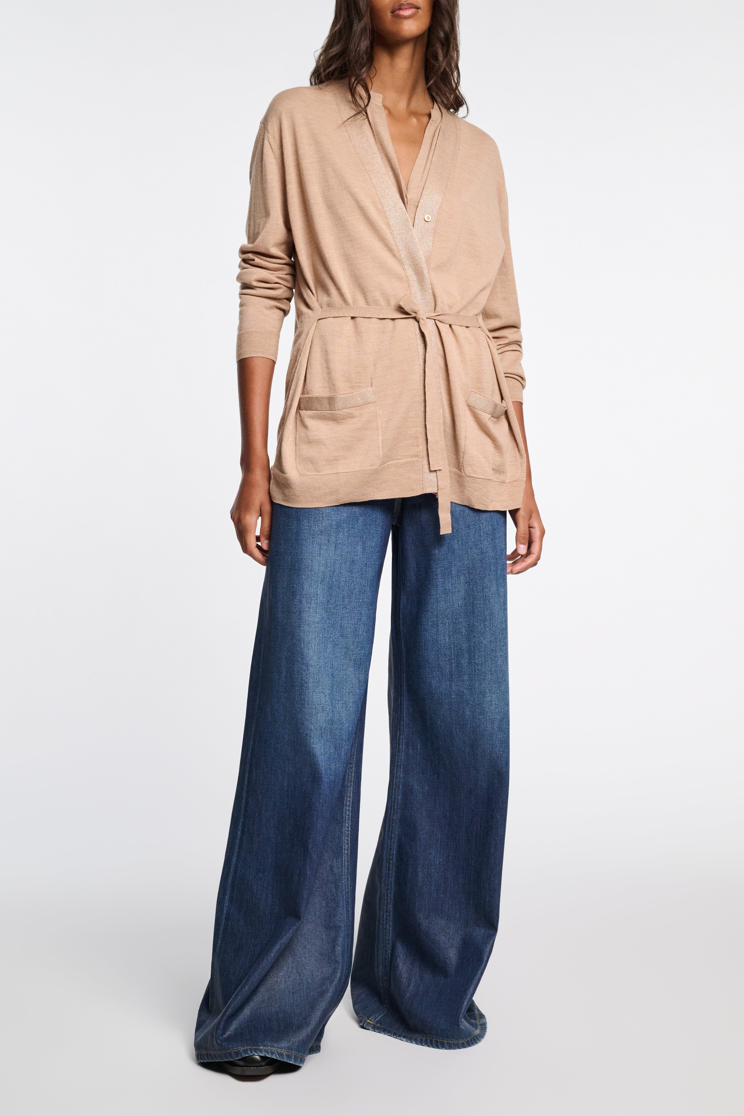 SHIMMERING MERINO cardigan