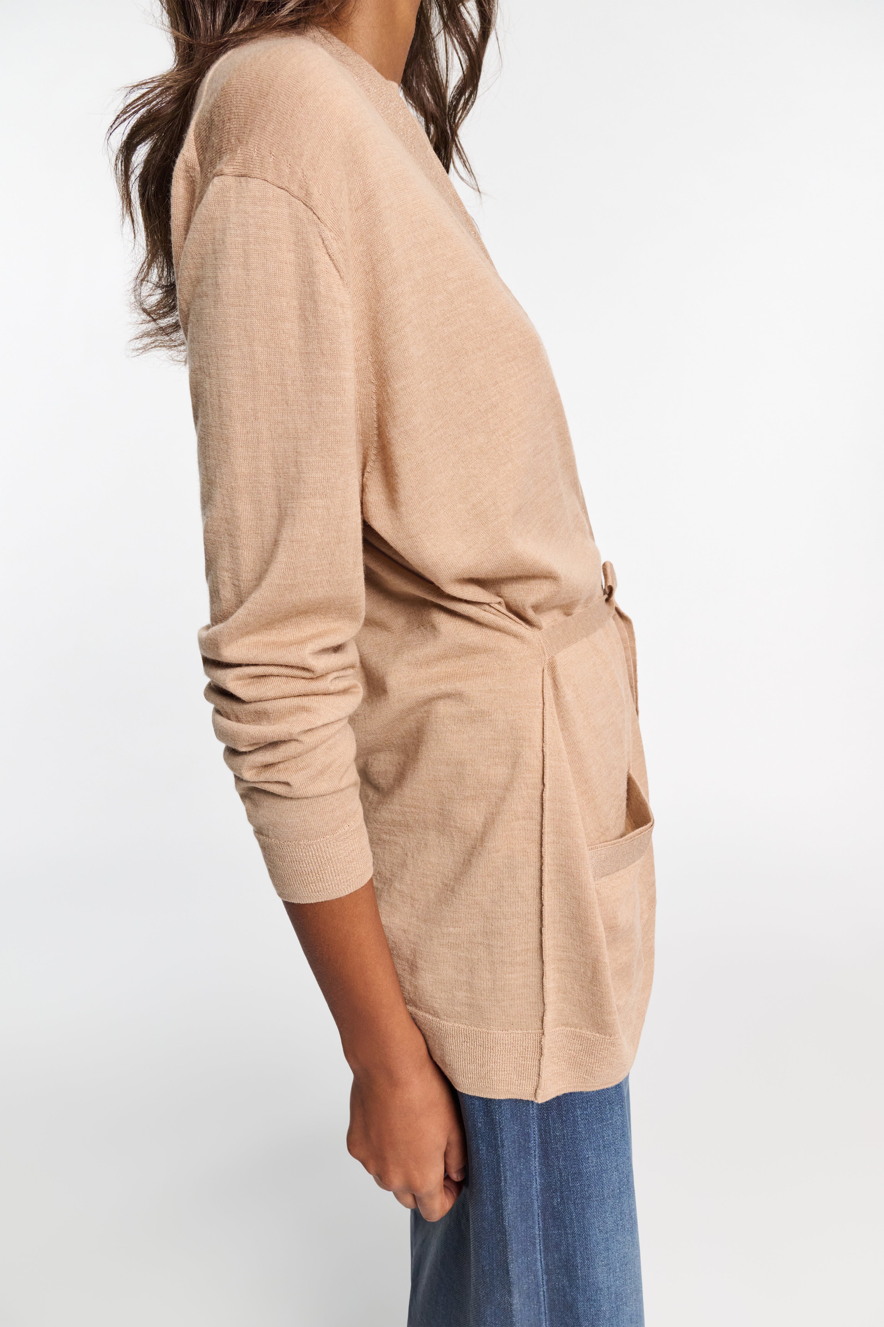 SHIMMERING MERINO cardigan