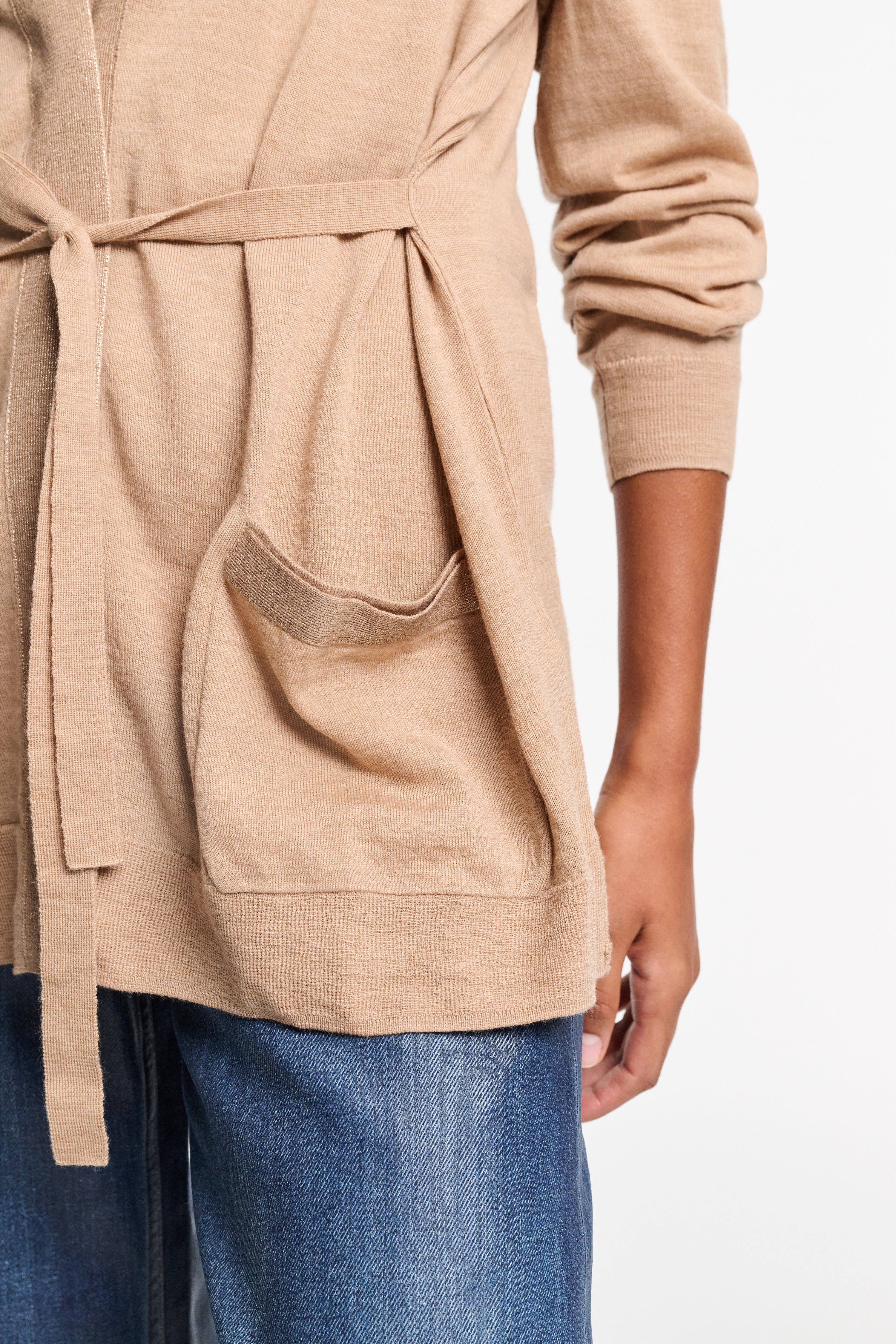 SHIMMERING MERINO cardigan