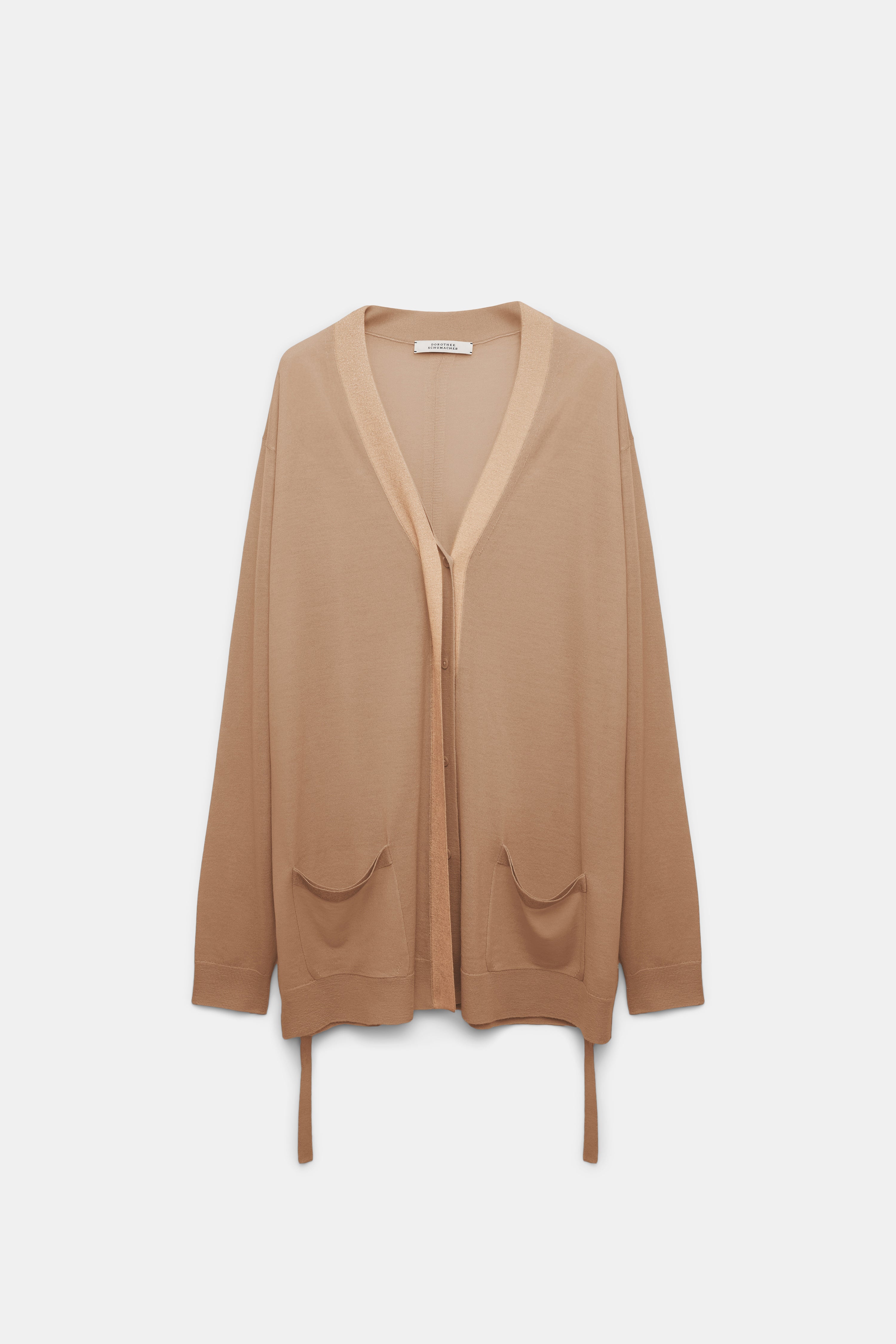 SHIMMERING MERINO cardigan