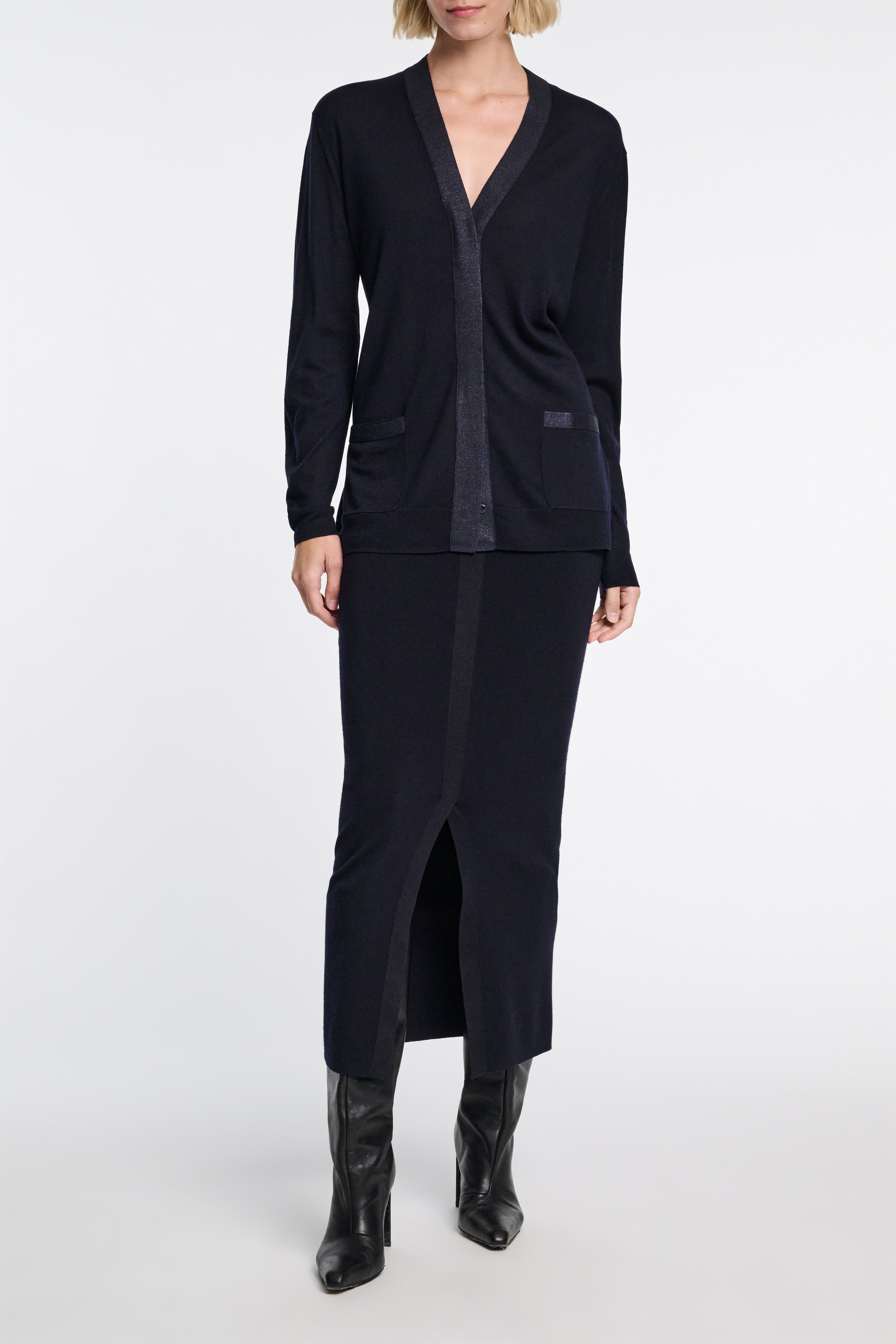 SHIMMERING MERINO cardigan