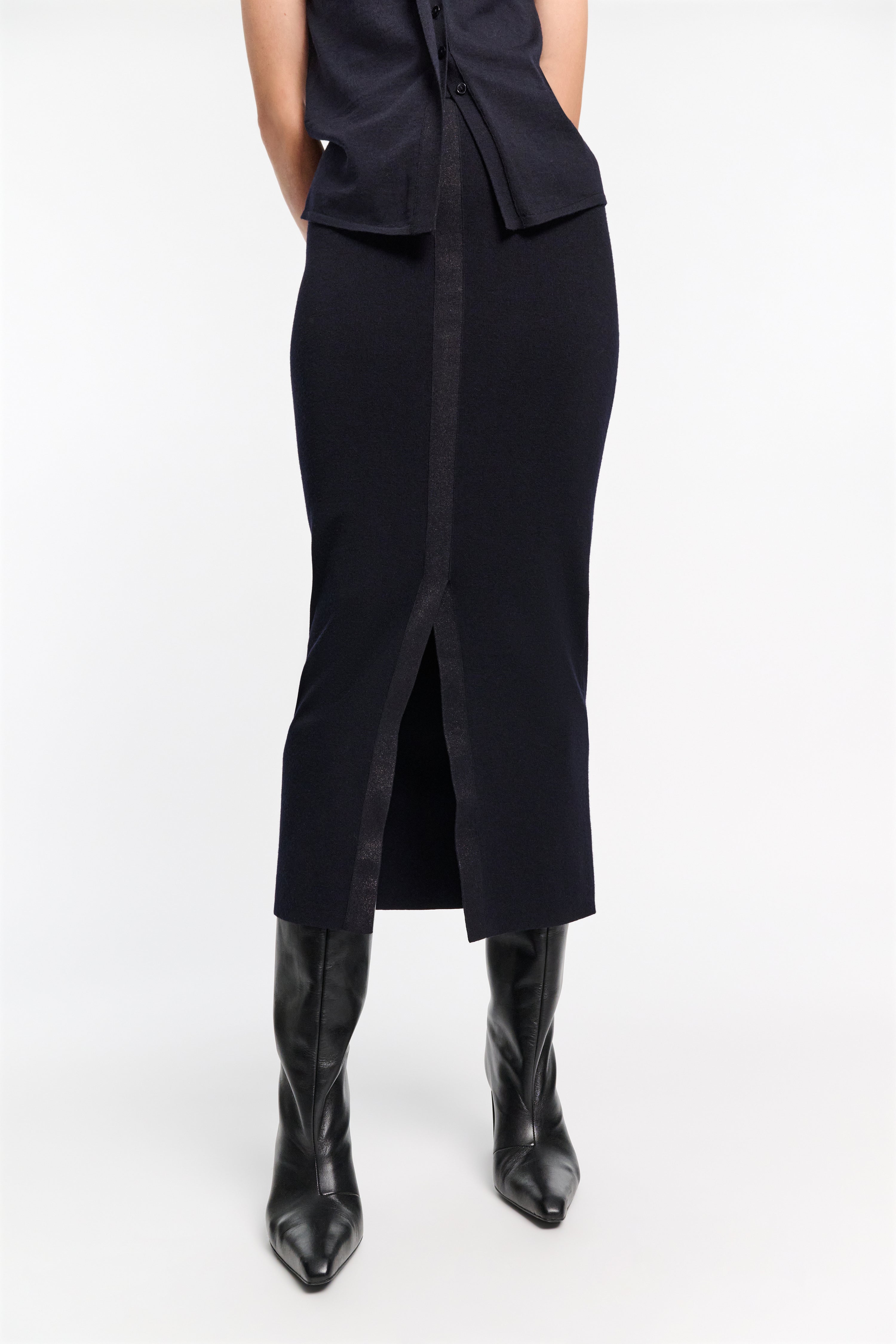 SHIMMERING MERINO skirt