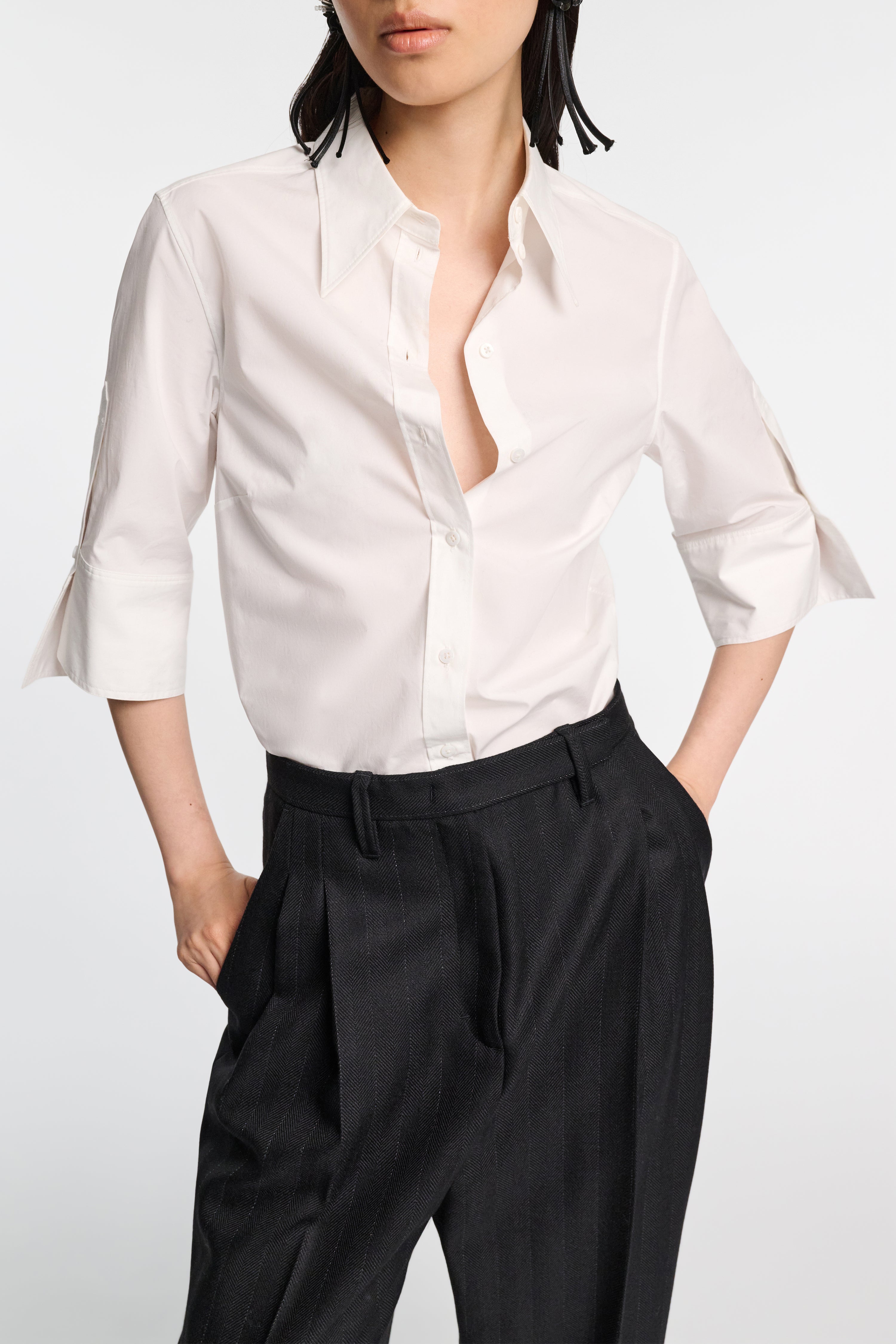 POPLIN POWER blouse