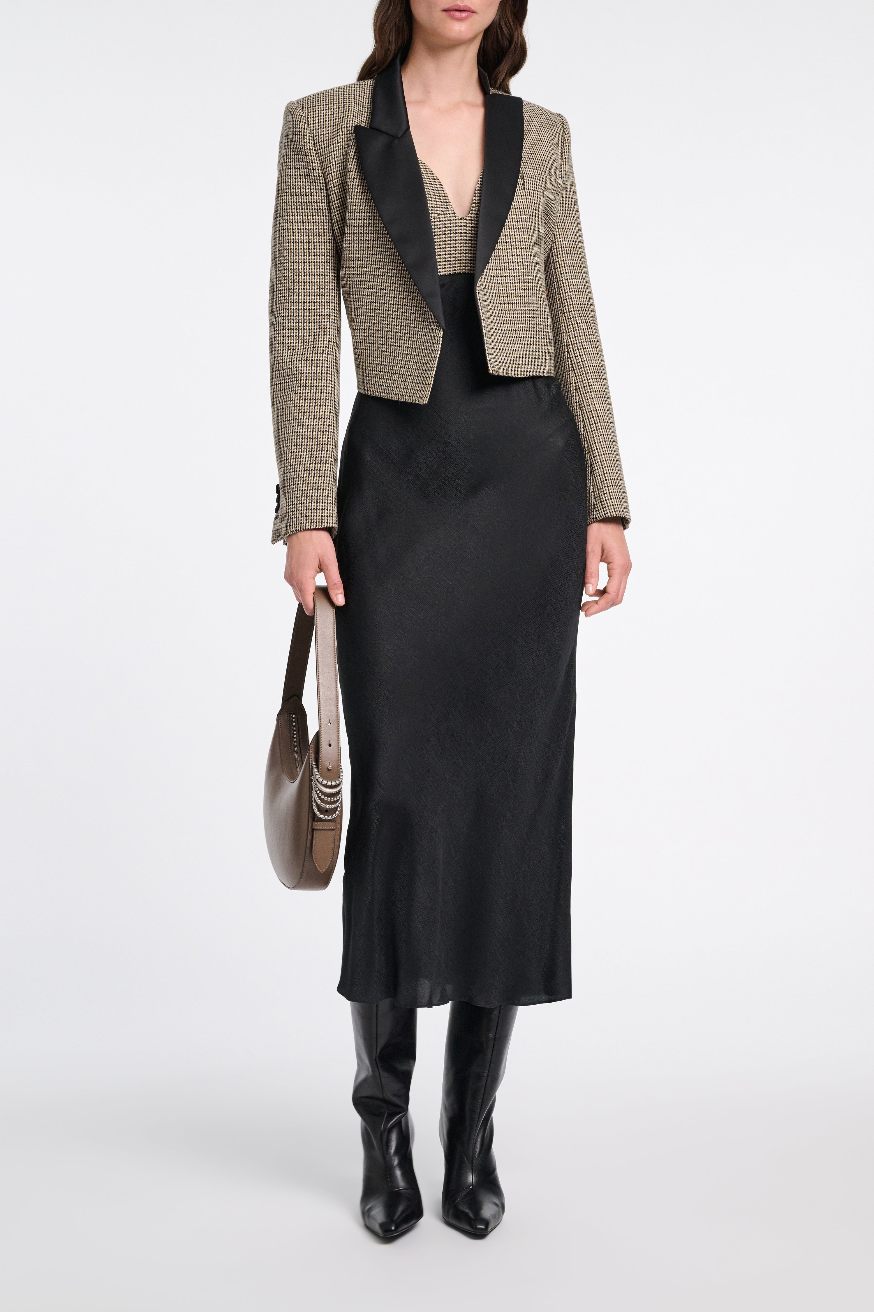 CHECKED SEDUCTION dress