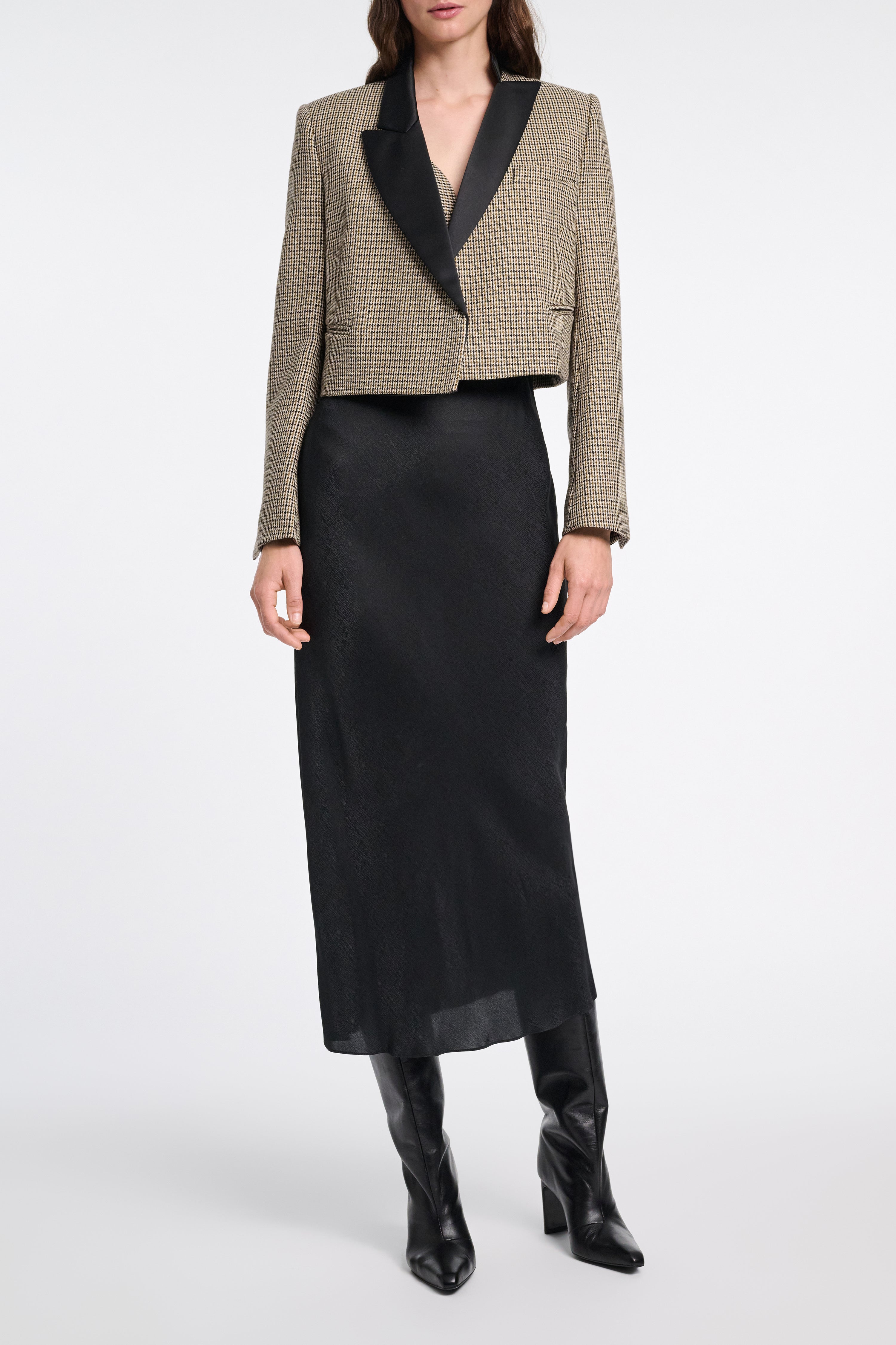 CHECKED SEDUCTION dress