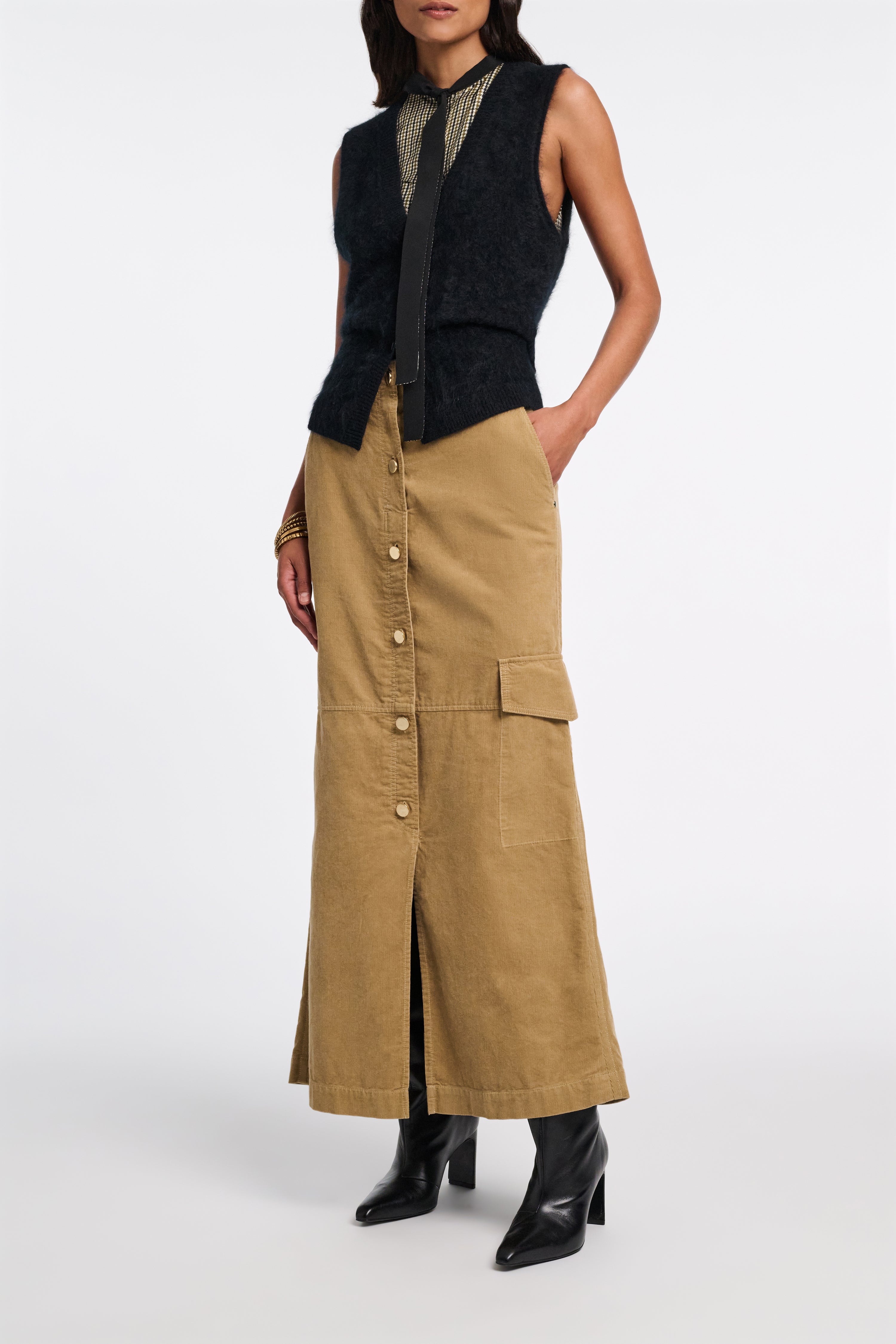 TWISTED STRUCTURE skirt