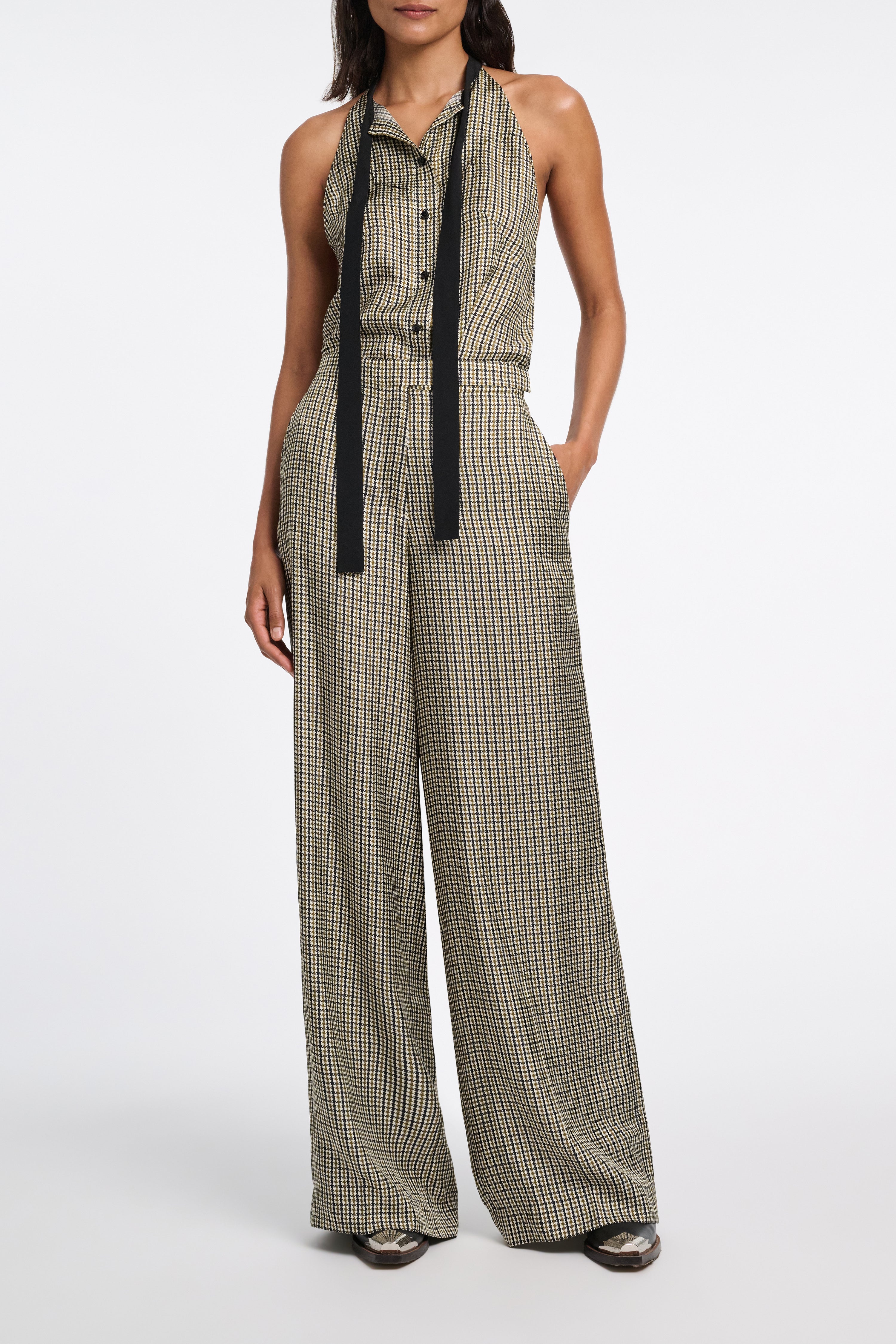 CHECKED COOLNESS pants