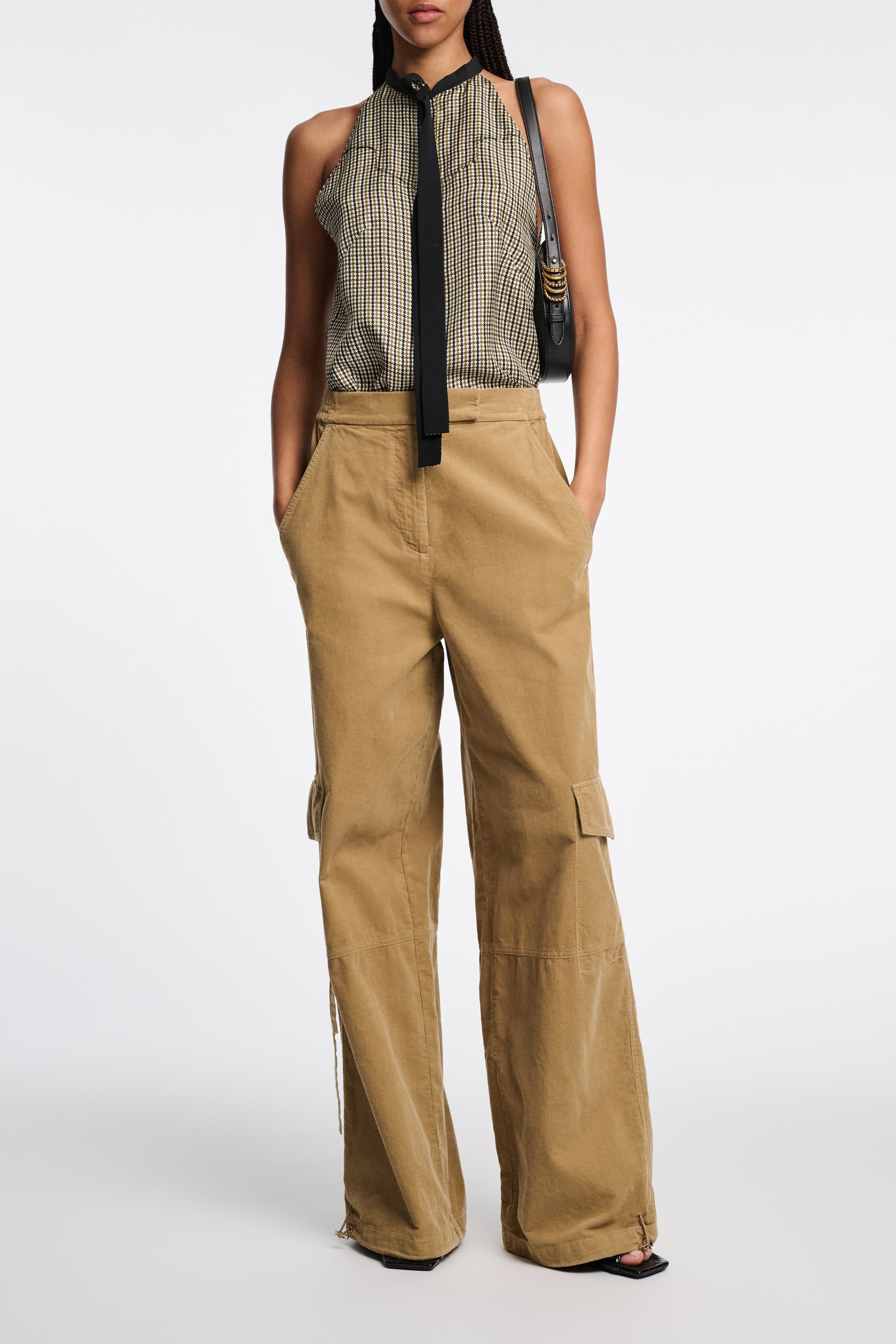 CHECKED COOLNESS blouse